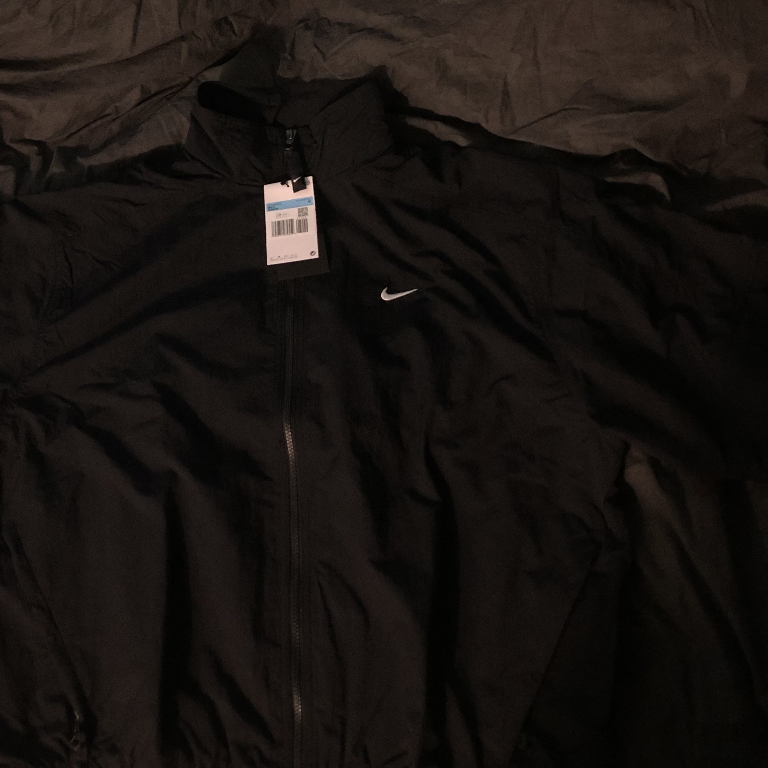 Nike NRG Solo Swoosh Woven Track Jacket Black - US/EU 착용 스타일 - 1