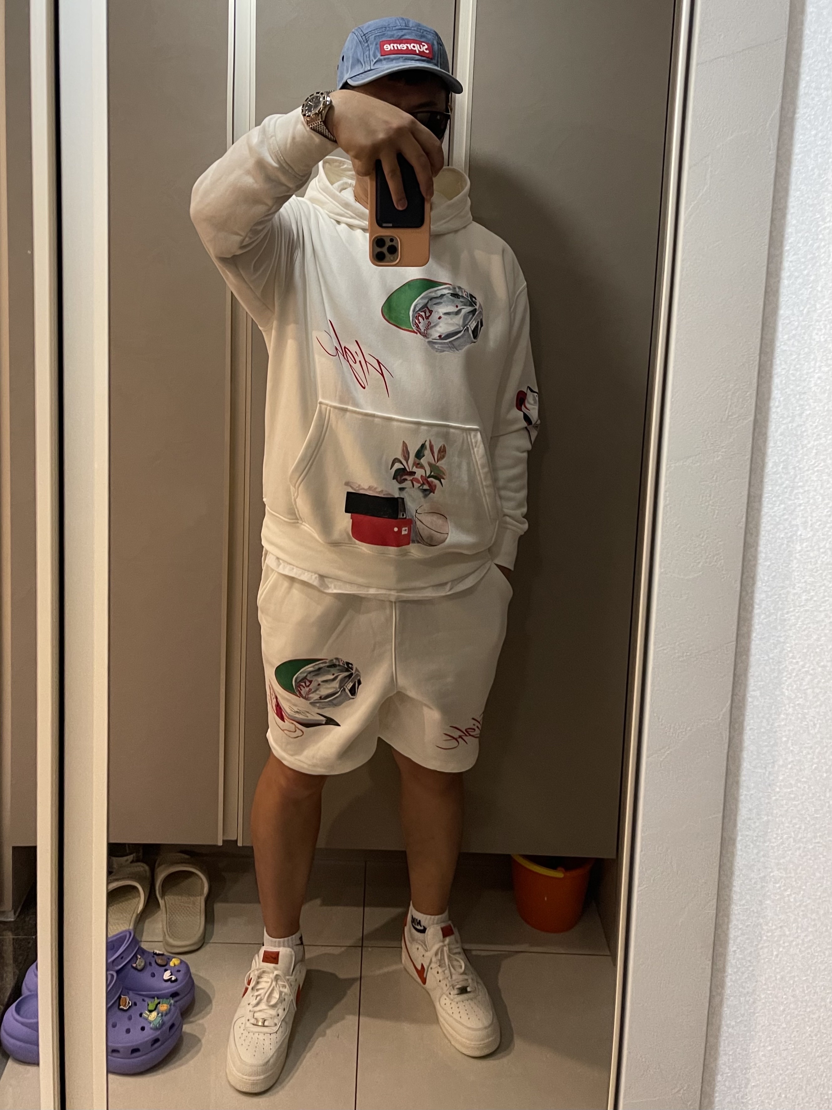 Nike Air Force 1 '07 Craft Mantra Orange, Jordan Flight Artist Series By Jacob Rochester Fleece Pullover Hoodie Sail - Asia 착용 스타일