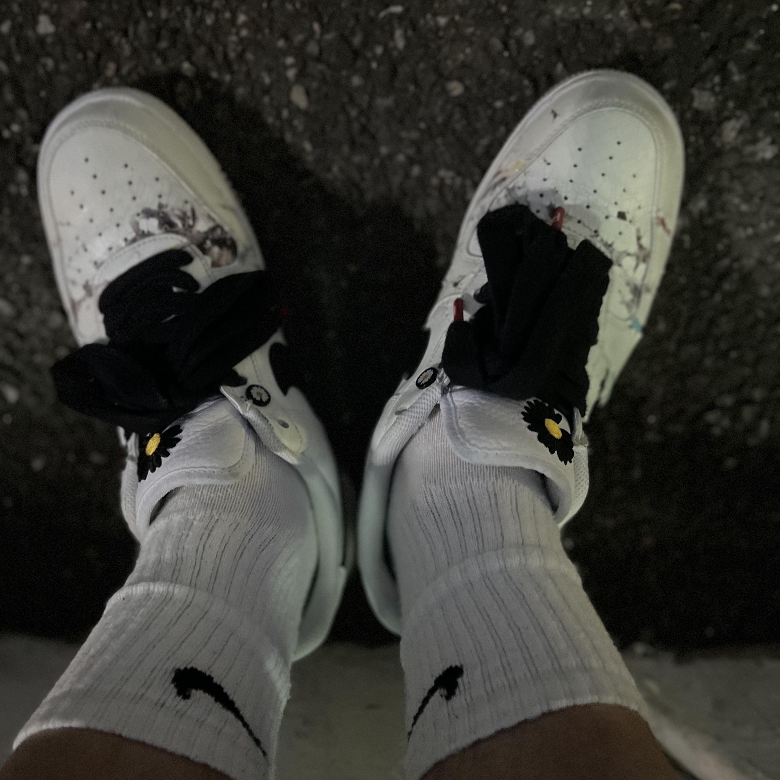 Nike x Peaceminusone Air Force 1 Low Para-Noise 2.0 착용 스타일