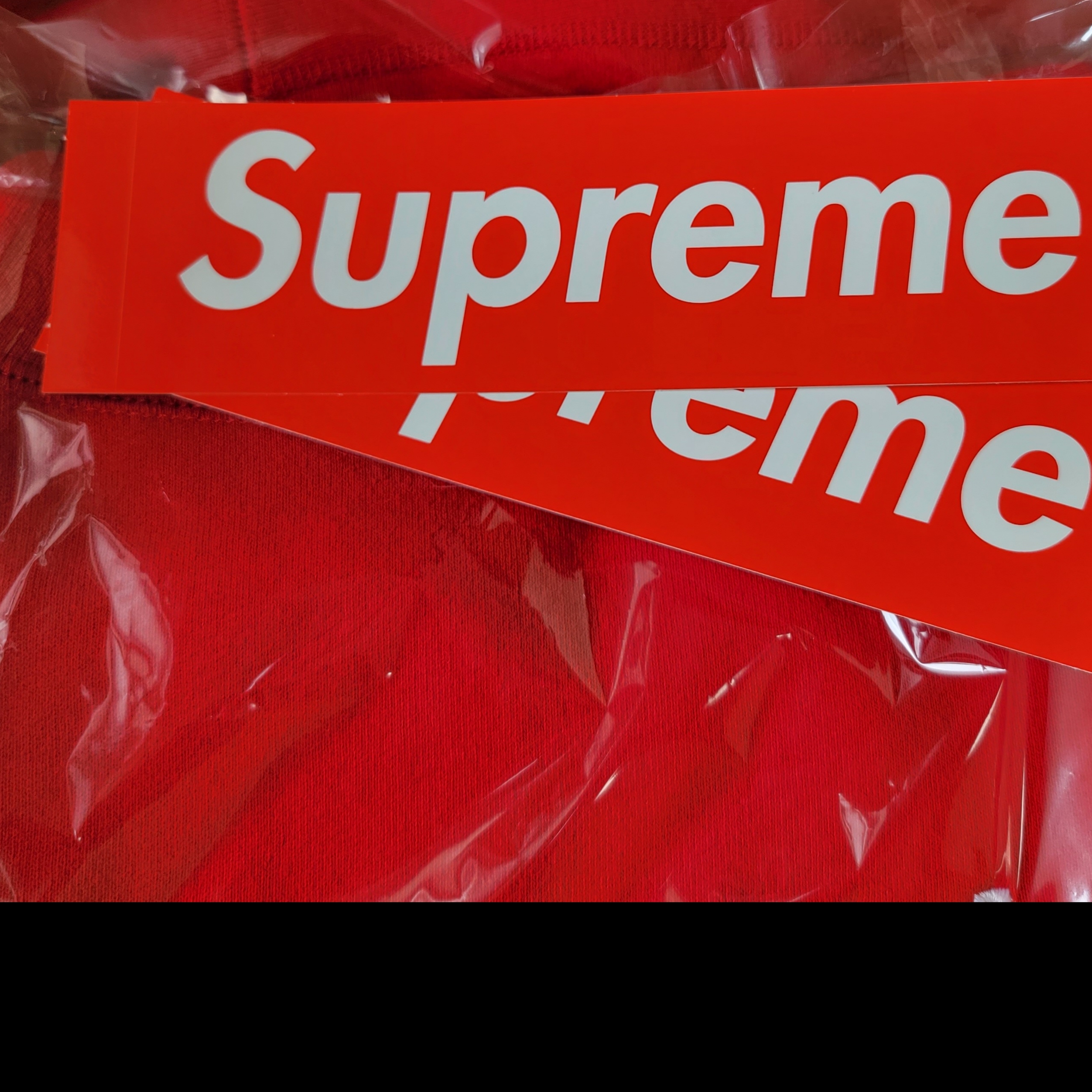 Supreme Capital Hooded Sweatshirt Red - 22FW 착용 스타일 - 4