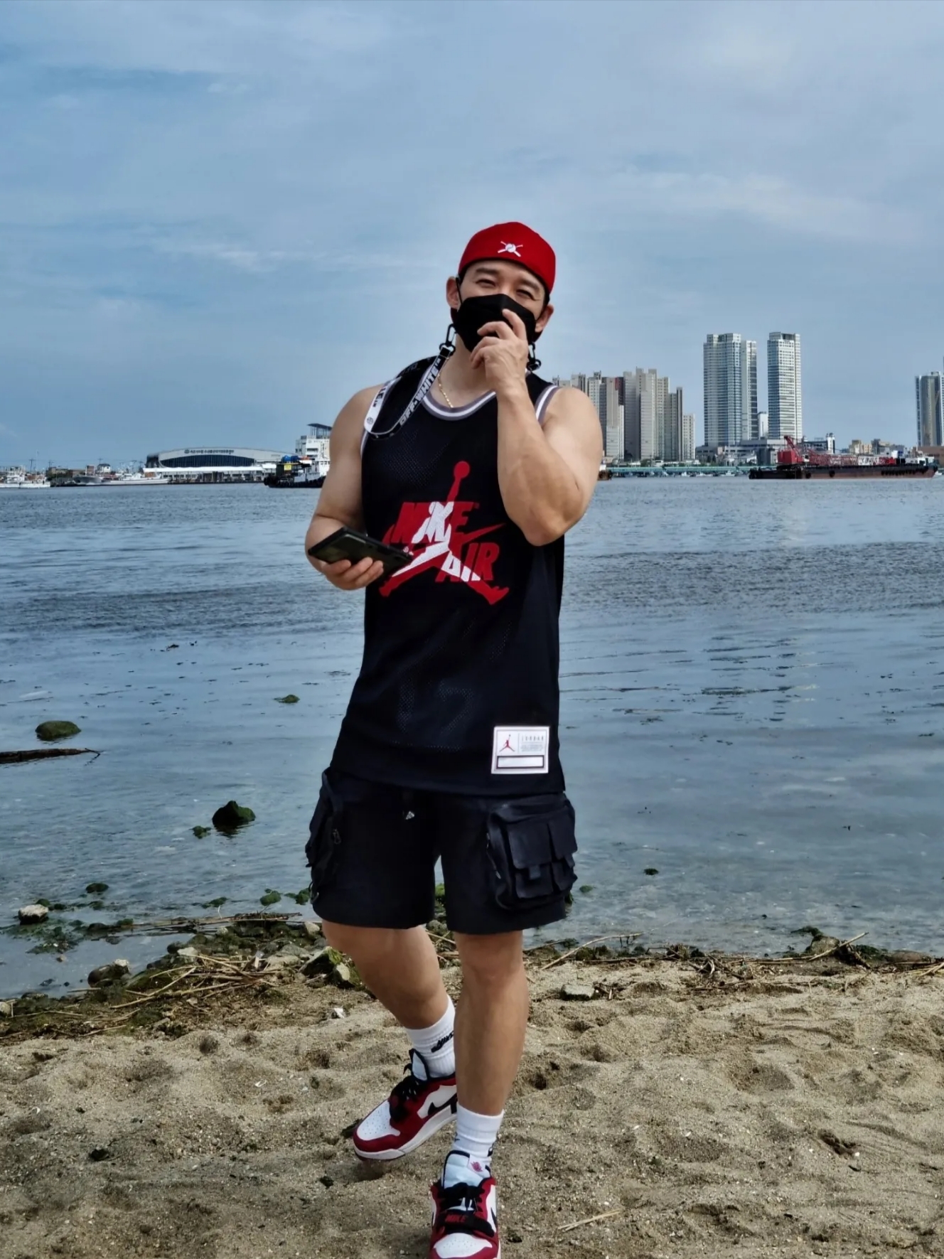 Nike ACG Cargo Shorts Black - Asia, Jordan Legacy 312 Low Chicago 2022 착용 스타일 - 2