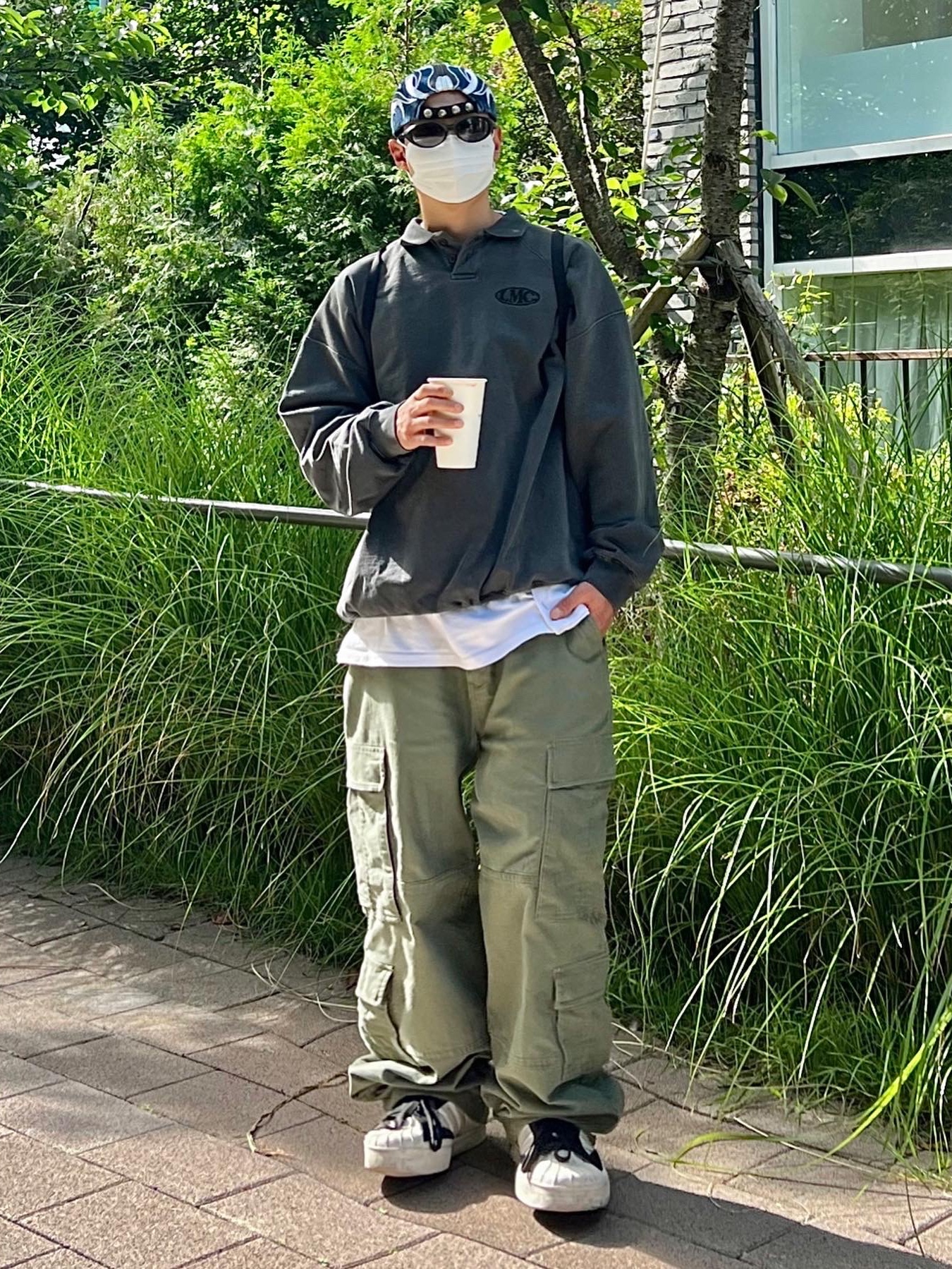 Y-3 Yohji Star White 착용 스타일 - 1