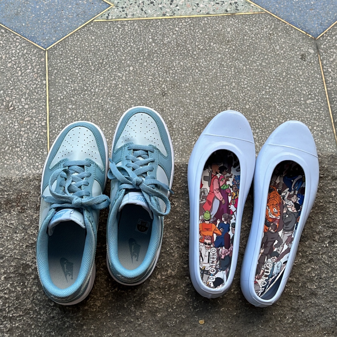 (GS) Nike Dunk Low Aura 착용 스타일 - 2