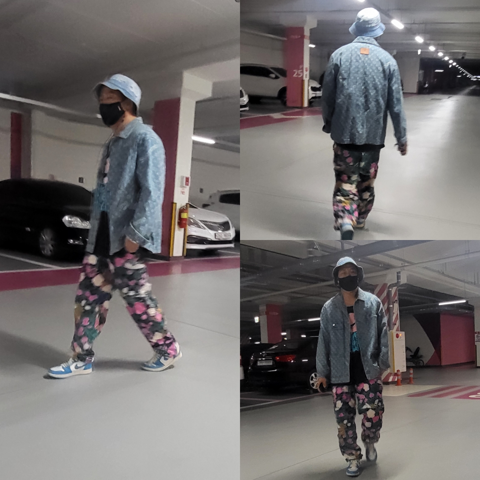 Supreme x The North Face Trekking Zip-Off Belted Pants Flowers - 22SS 착용 스타일