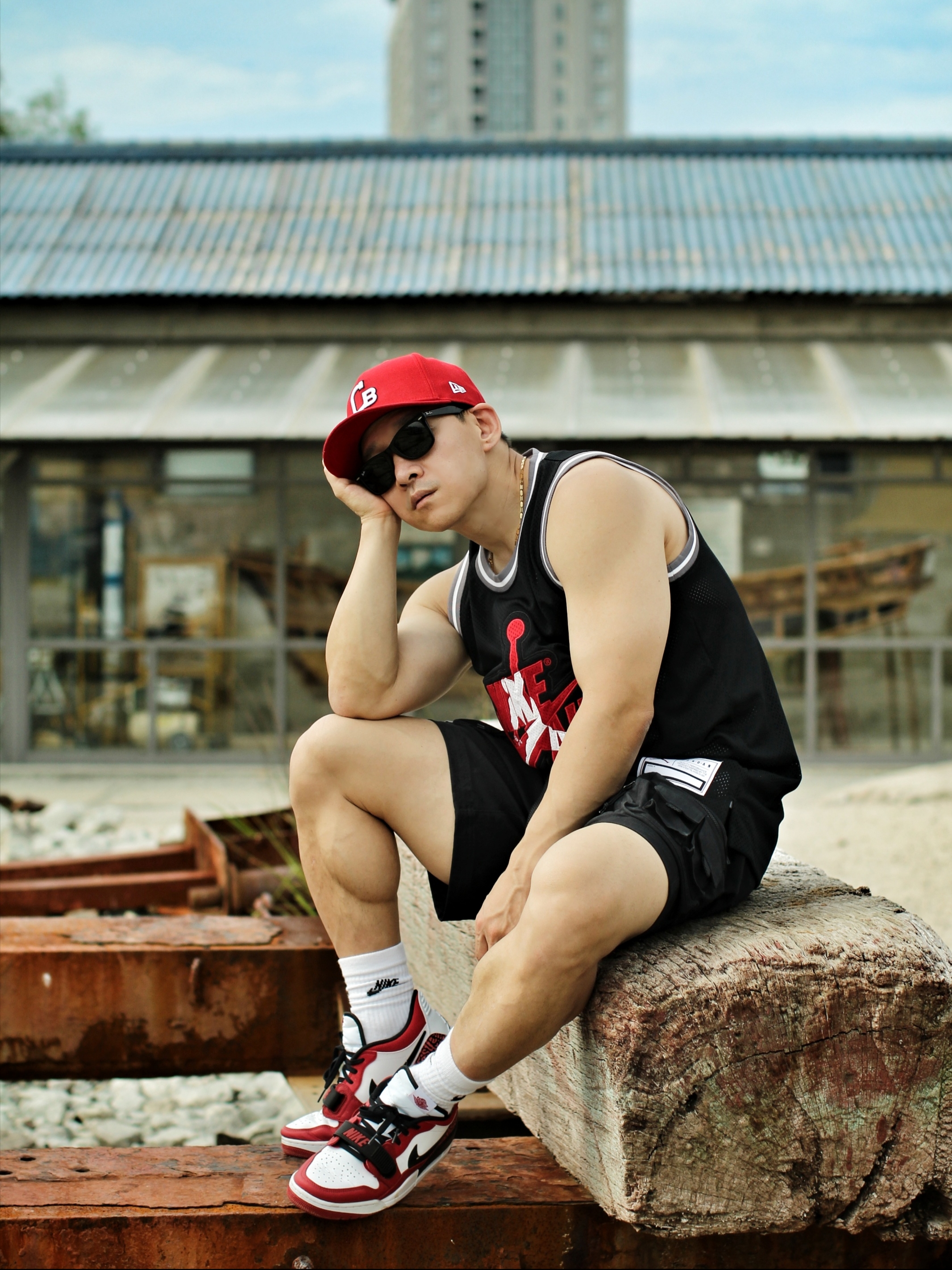 Nike ACG Cargo Shorts Black - Asia, Jordan Legacy 312 Low Chicago 2022 착용 스타일 - 1