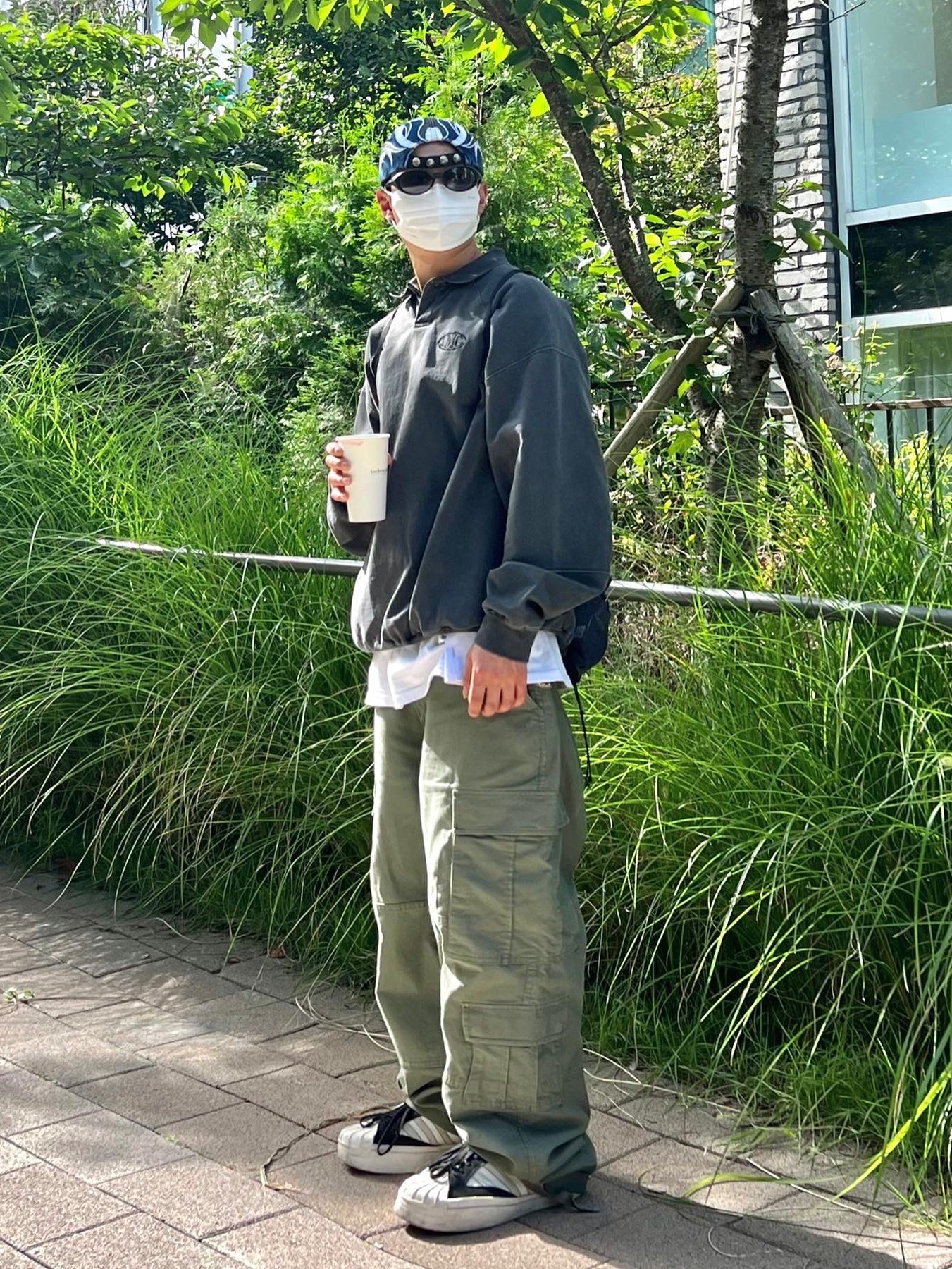 Y-3 Yohji Star White 착용 스타일 - 2