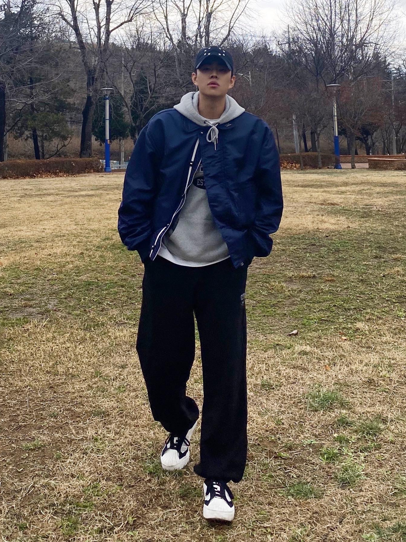 Y-3 Yohji Star White 착용 스타일 - 1