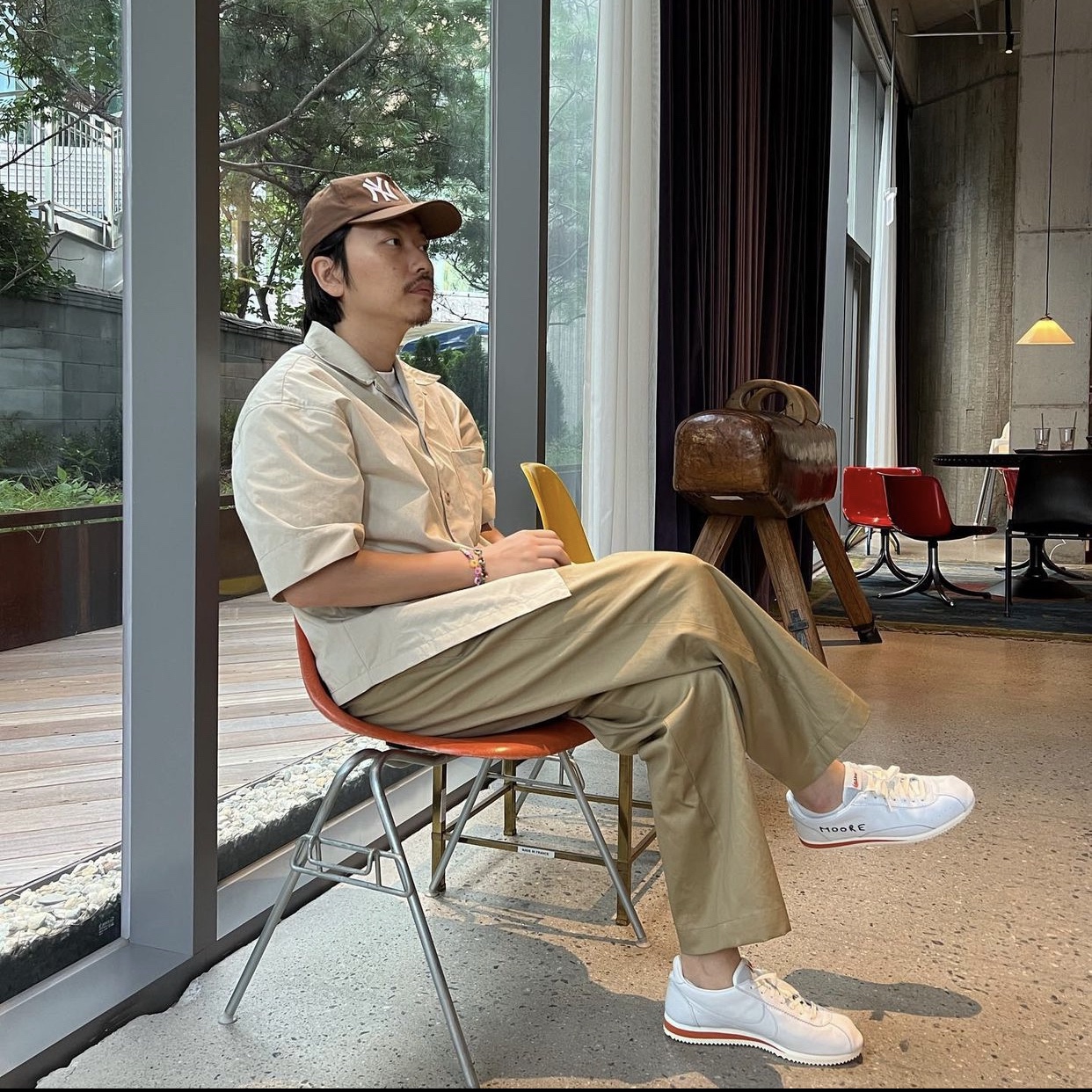 Nike Classic Cortez Kenny Moore Track Spike 착용 스타일 - 1