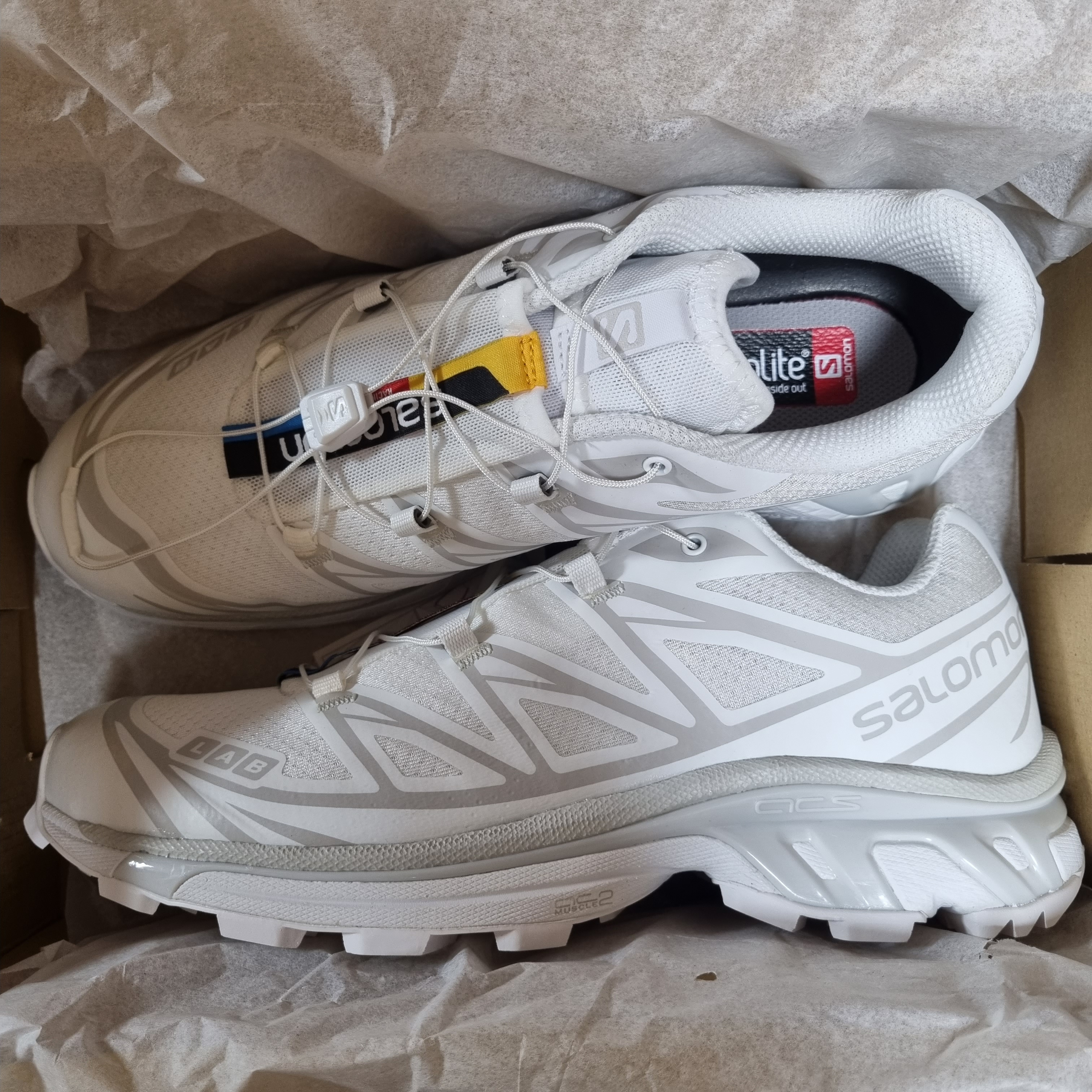 Salomon XT-6 ADV White 착용 스타일