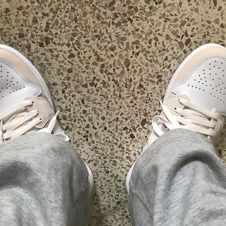 Jordan 1 Low SE Craft White and Phantom 착용 스타일