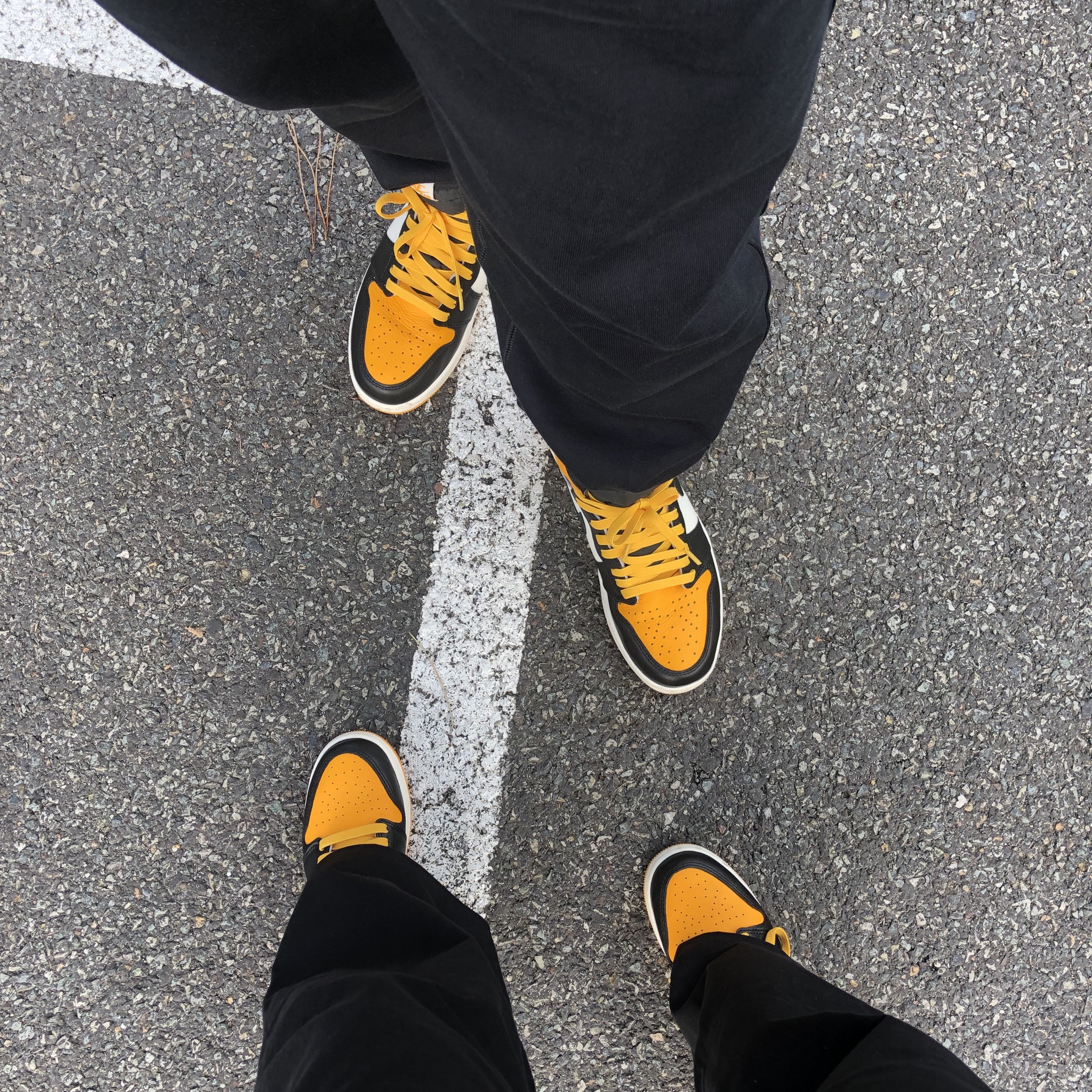 Jordan 1 Retro High OG Taxi, (GS) Jordan 1 Retro High OG Taxi 착용 스타일