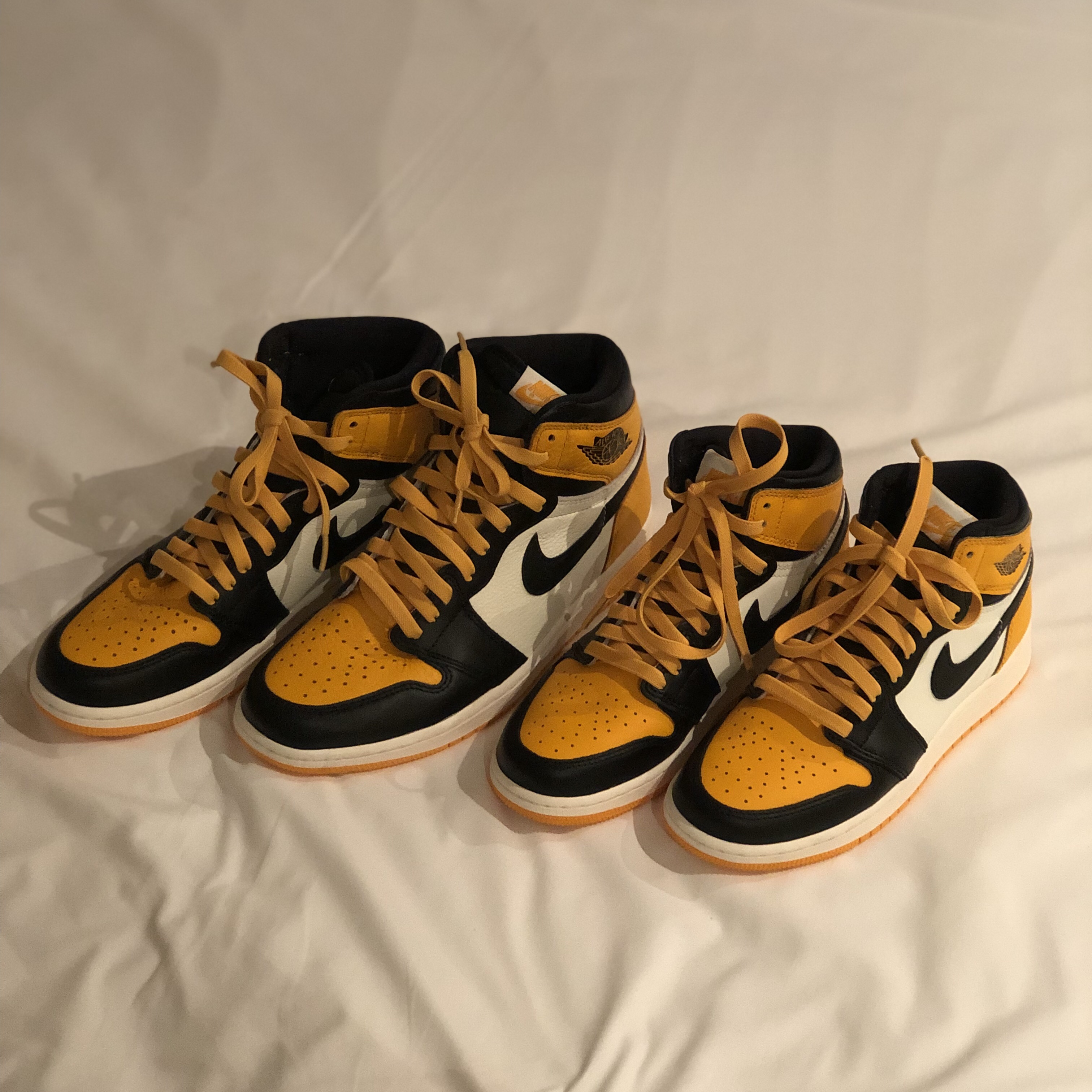 (GS) Jordan 1 Retro High OG Taxi, Jordan 1 Retro High OG Taxi 착용 스타일