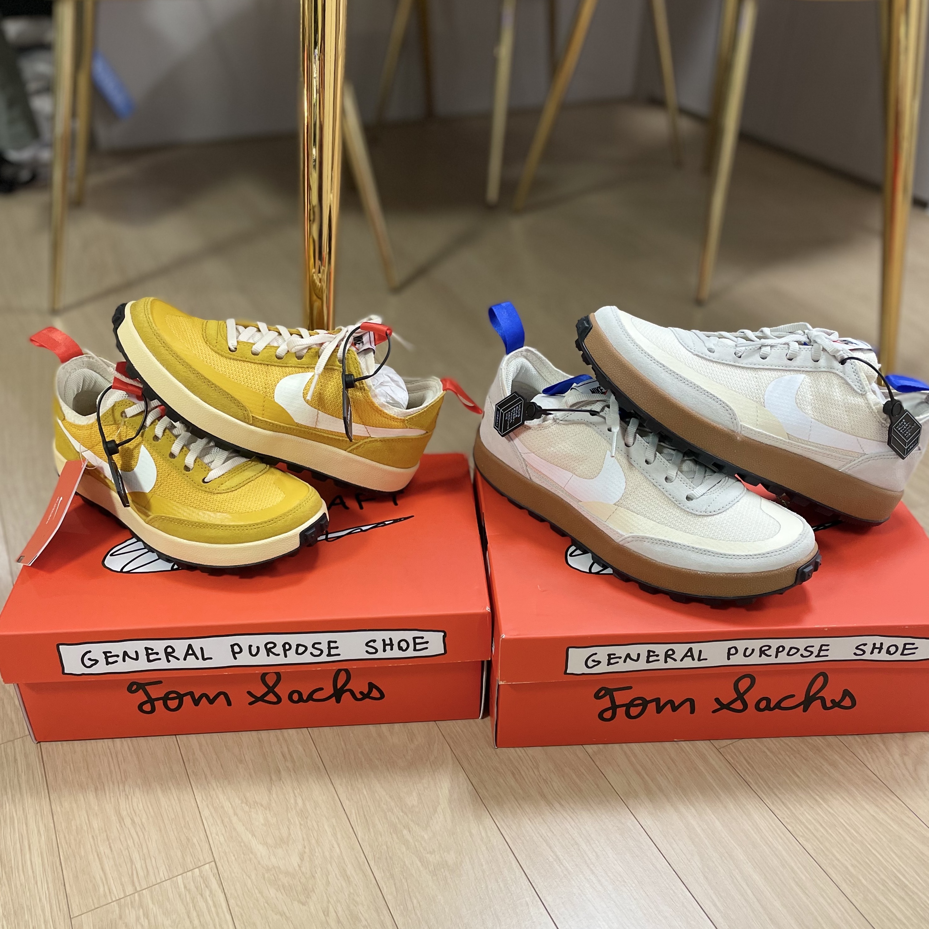 Nike x Tom Sachs General Purpose Shoe Archive, Nike x Tom Sachs General Purpose Shoe Light Cream 착용 스타일 - 5