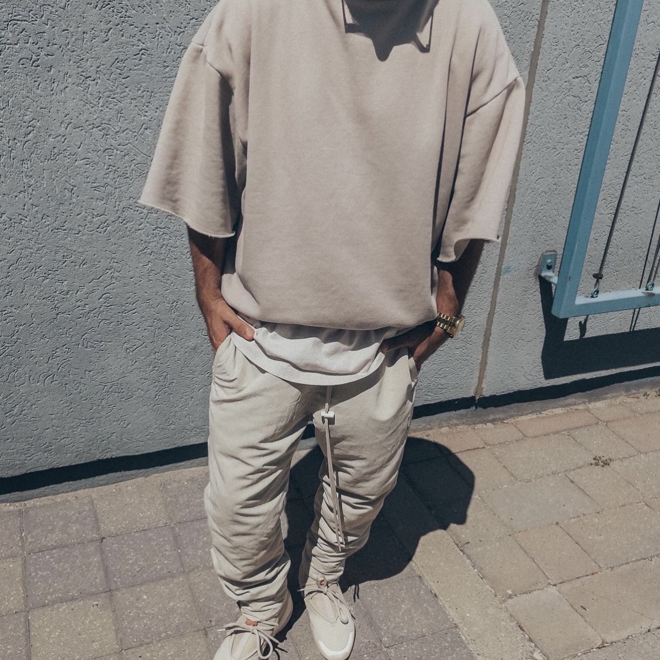 Nike x Fear of God Warm Up Pants String 착용 스타일