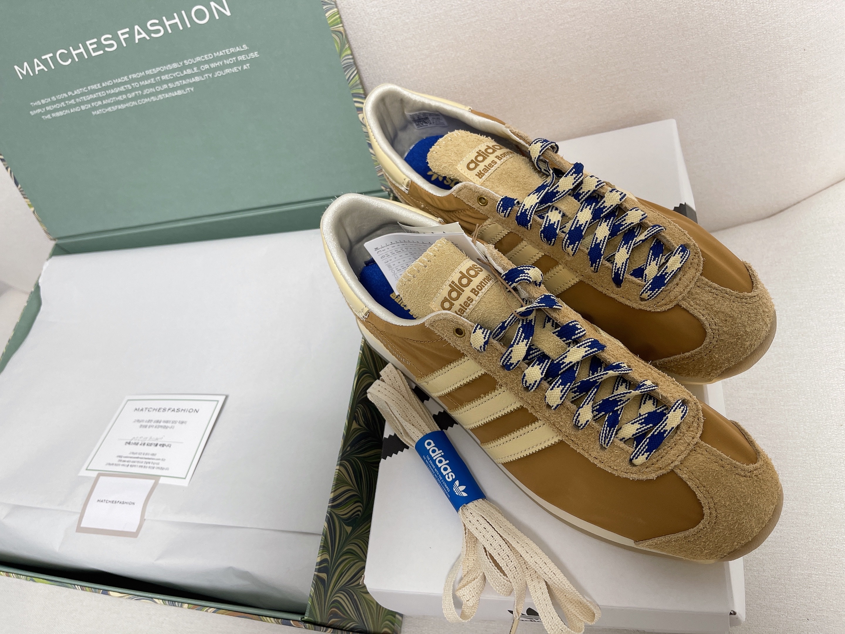 Adidas x Wales Bonner Country Mesa 착용 스타일