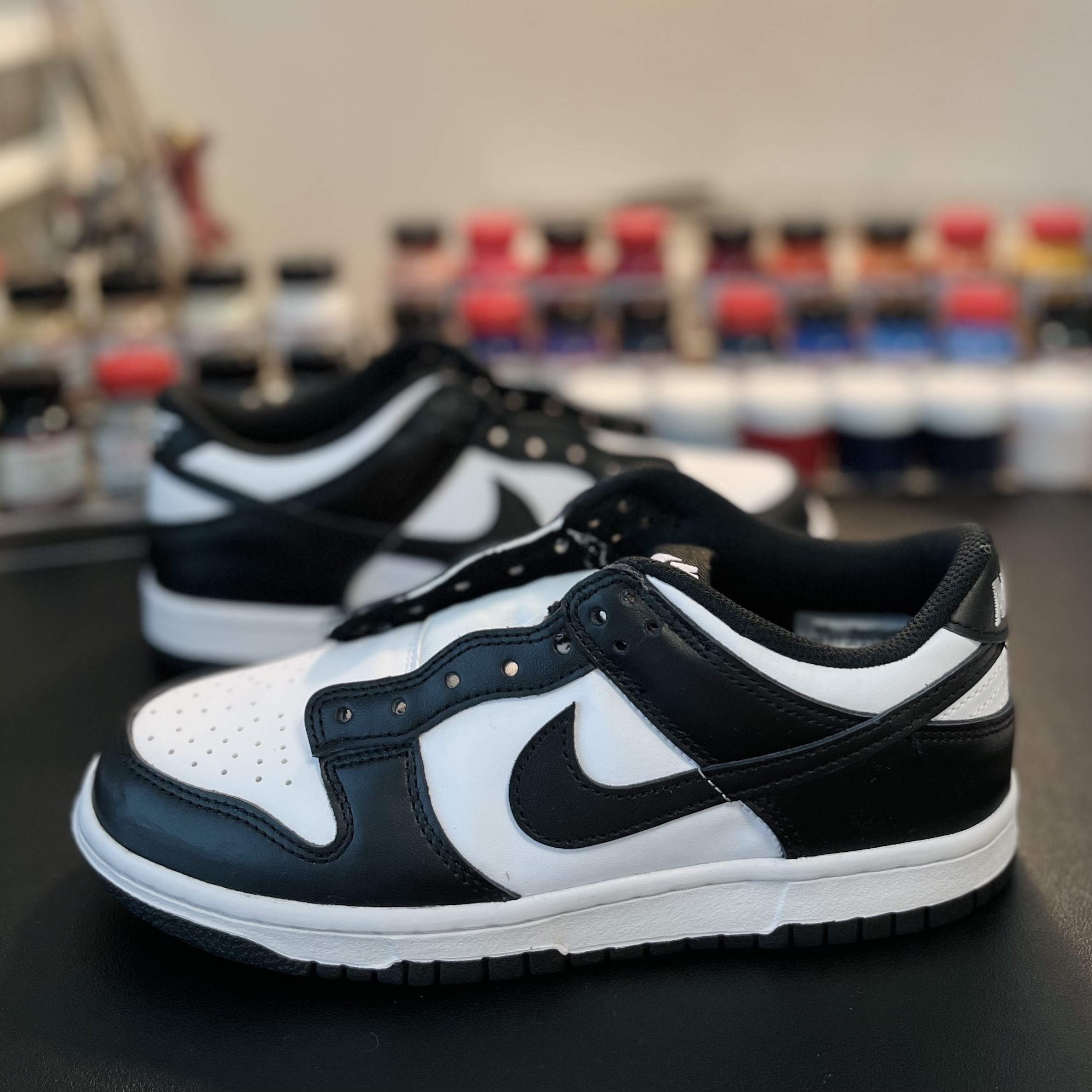 Nike Dunk Low Retro Black, (W) Nike Dunk Low Black 착용 스타일 - 2