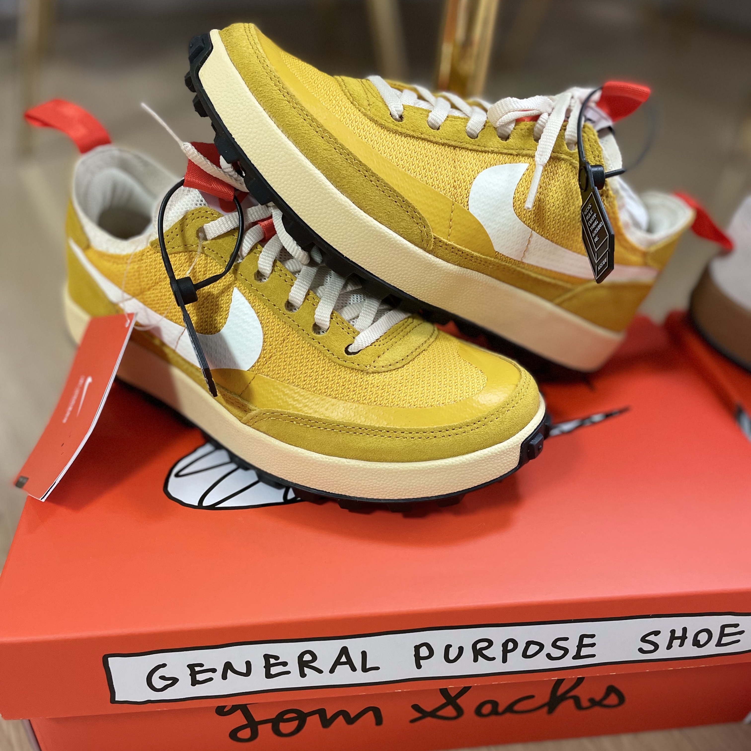 Nike x Tom Sachs General Purpose Shoe Archive, Nike x Tom Sachs General Purpose Shoe Light Cream 착용 스타일 - 4