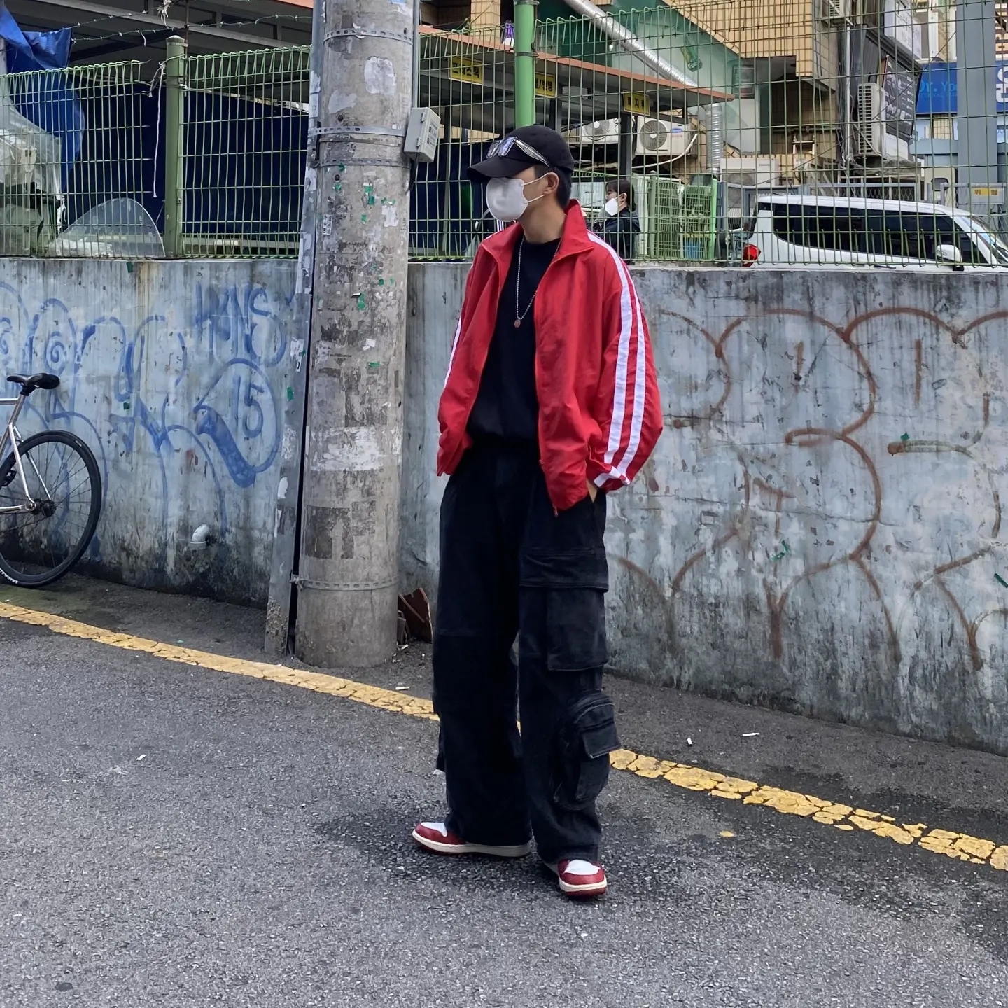Jordan 1 Retro Chicago 2013 착용 스타일 - 1