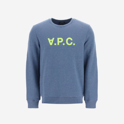 아페쎄 VPC 네온 죤 스웨트셔츠 헤비 네이비 블루