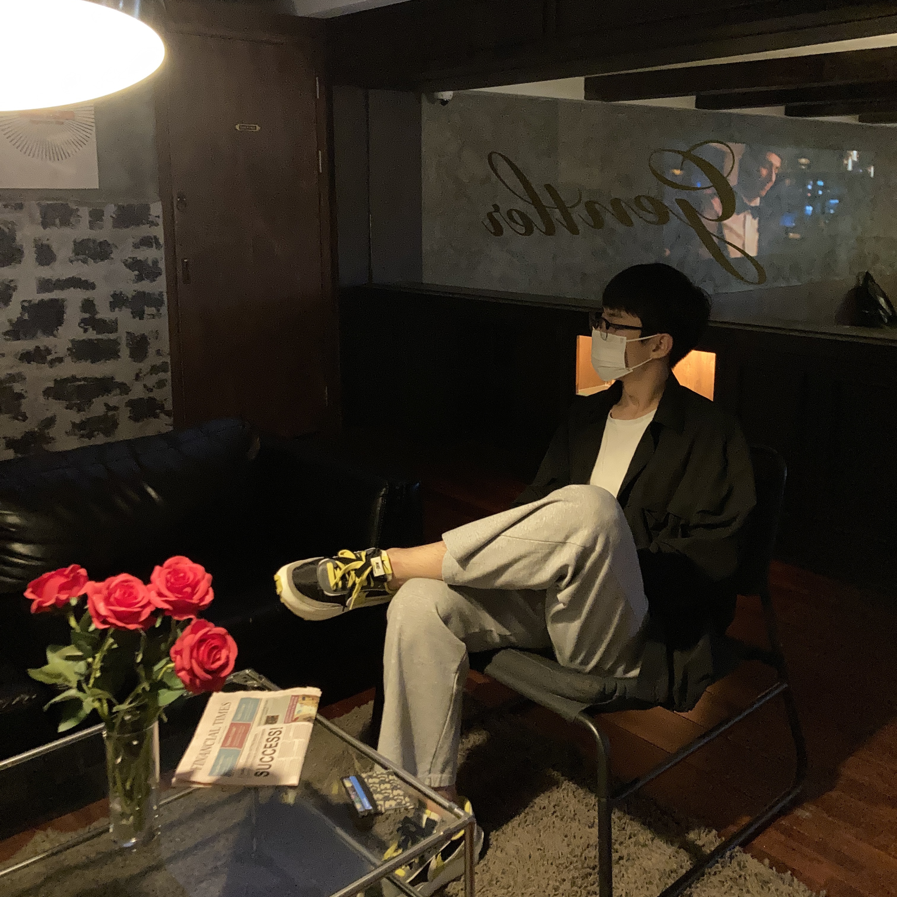 Nike x Sacai x Undercover LDWaffle Black Bright Citron, Dior Card Holder Beige & Black Dior Oblique Jacquard 착용 스타일