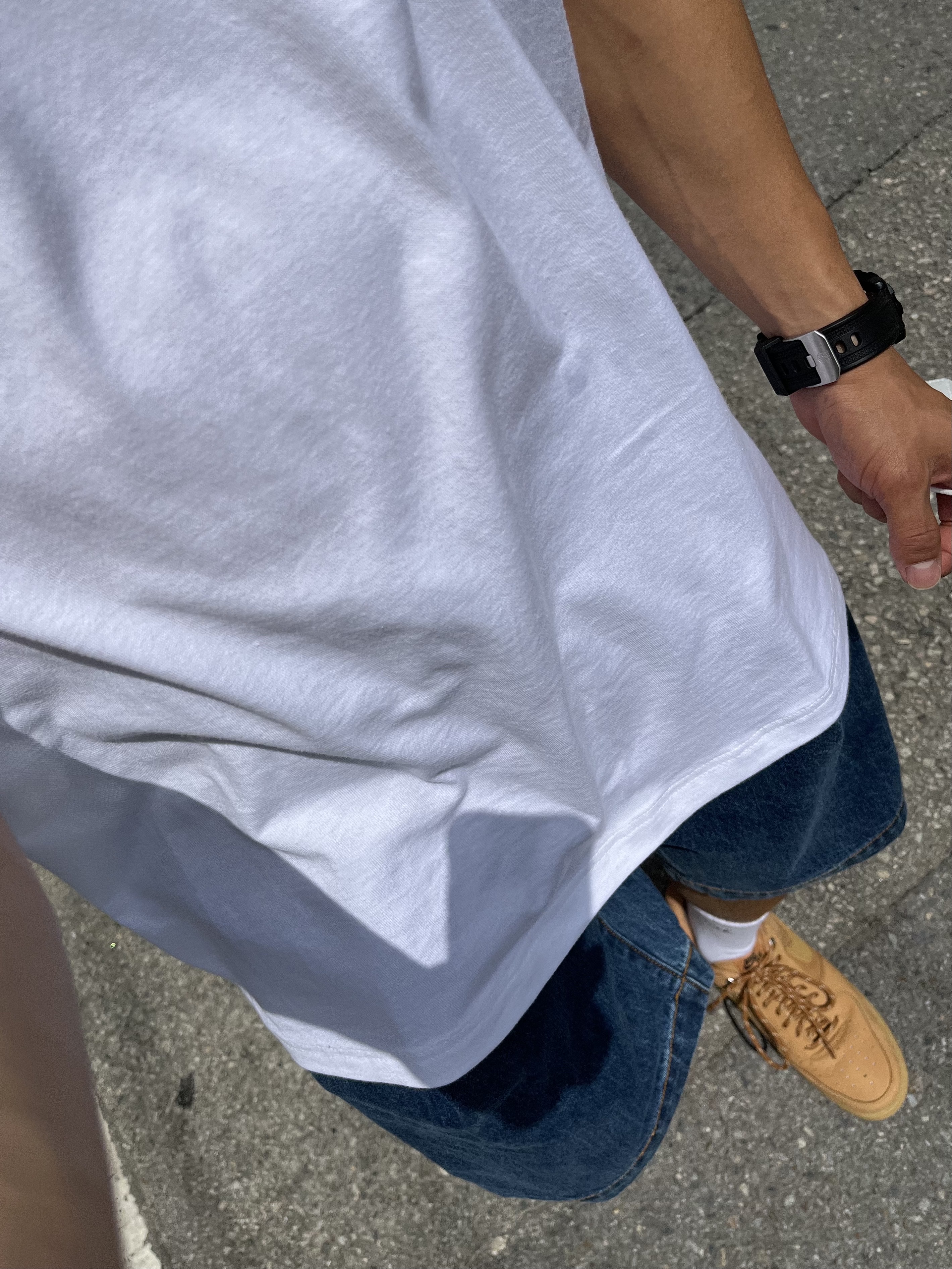 Nike Air Force 1 '07 WB Flax 착용 스타일 - 1