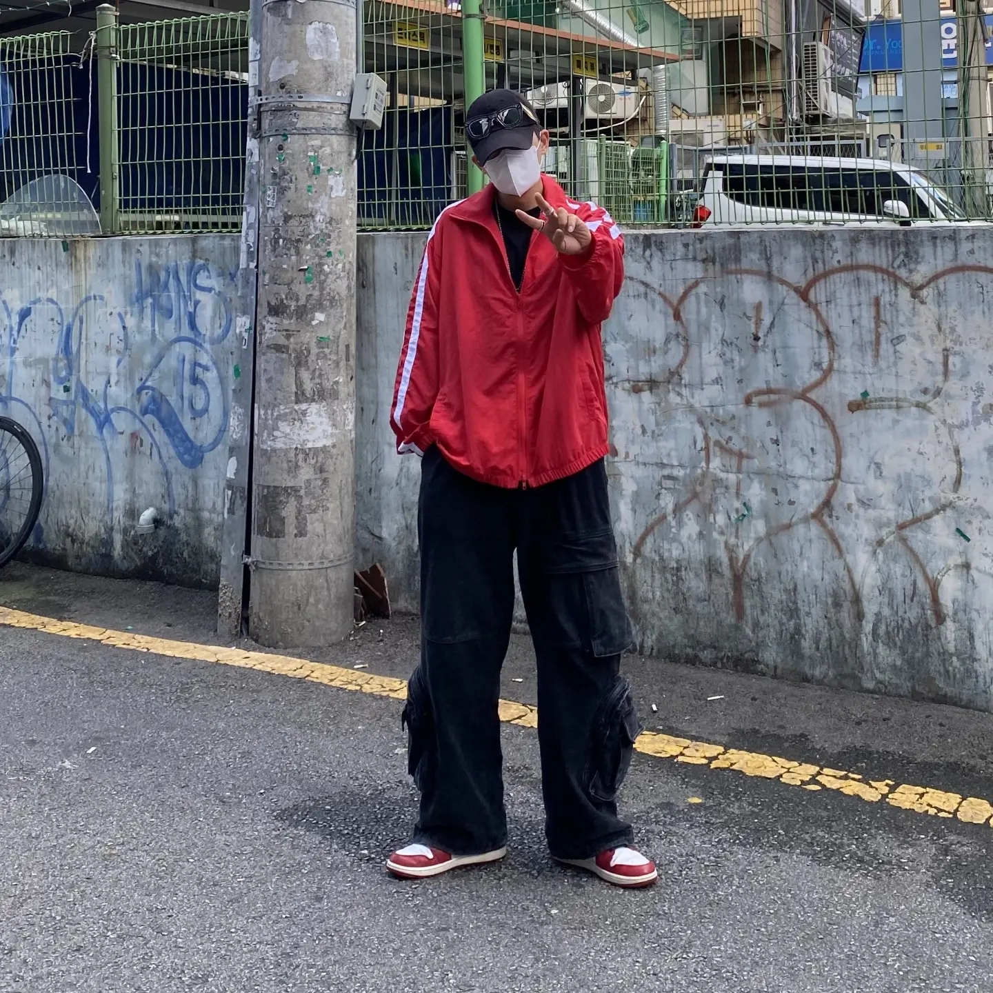 Jordan 1 Retro Chicago 2013 착용 스타일 - 3