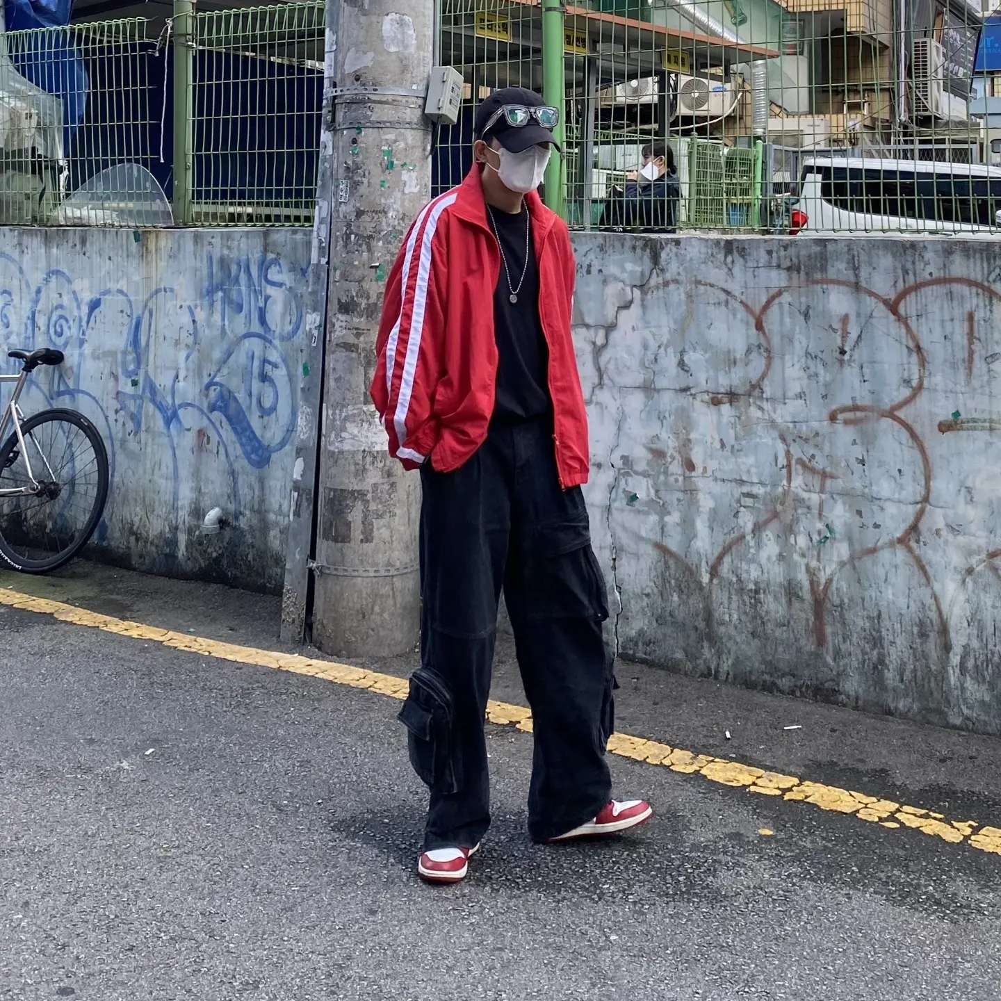 Jordan 1 Retro Chicago 2013 착용 스타일 - 2