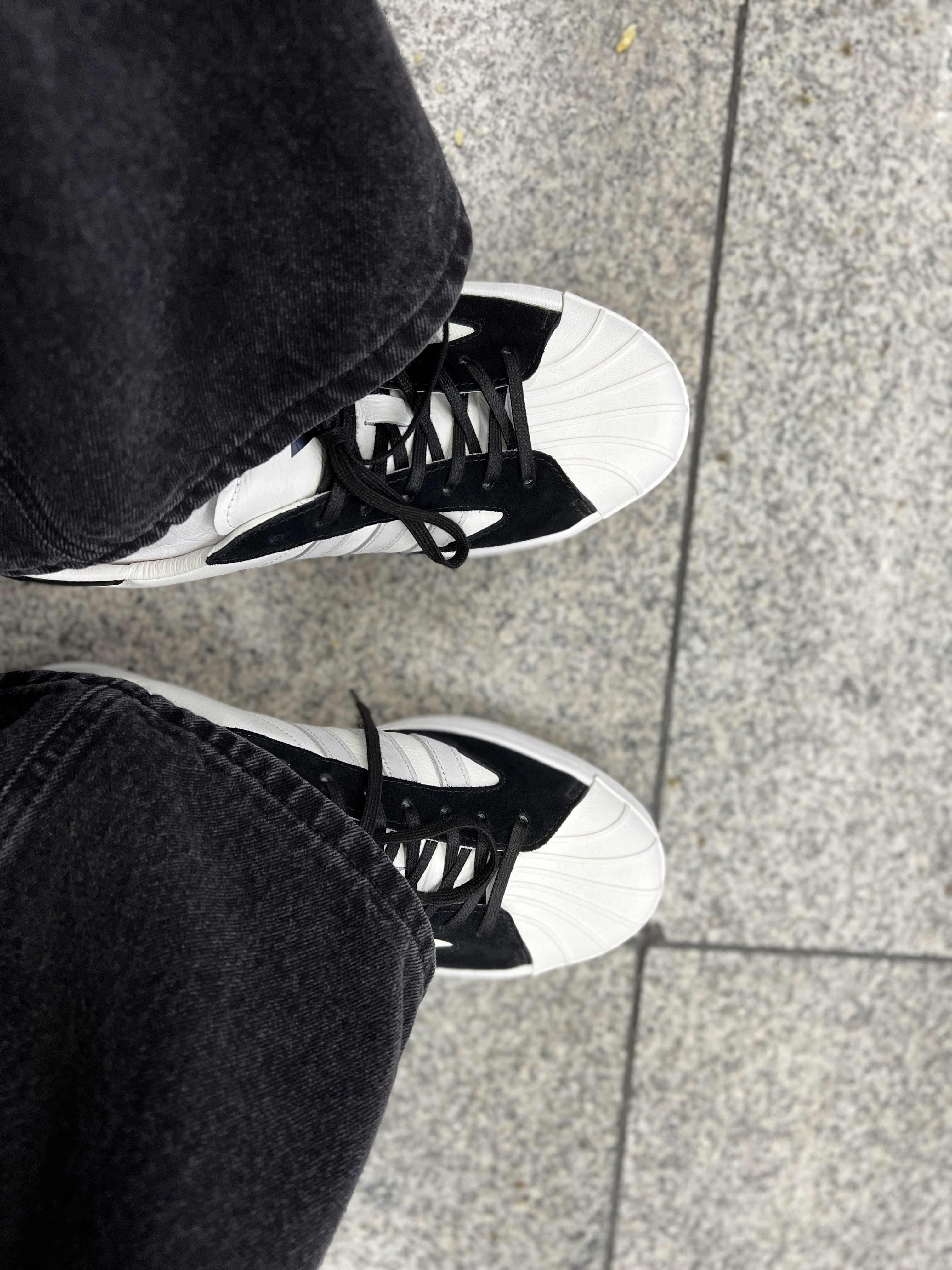 Y-3 Yohji Star White, Y-3 Yohji Star Black White ์ฐฉ์ฉ ์คํ์ผ - 2