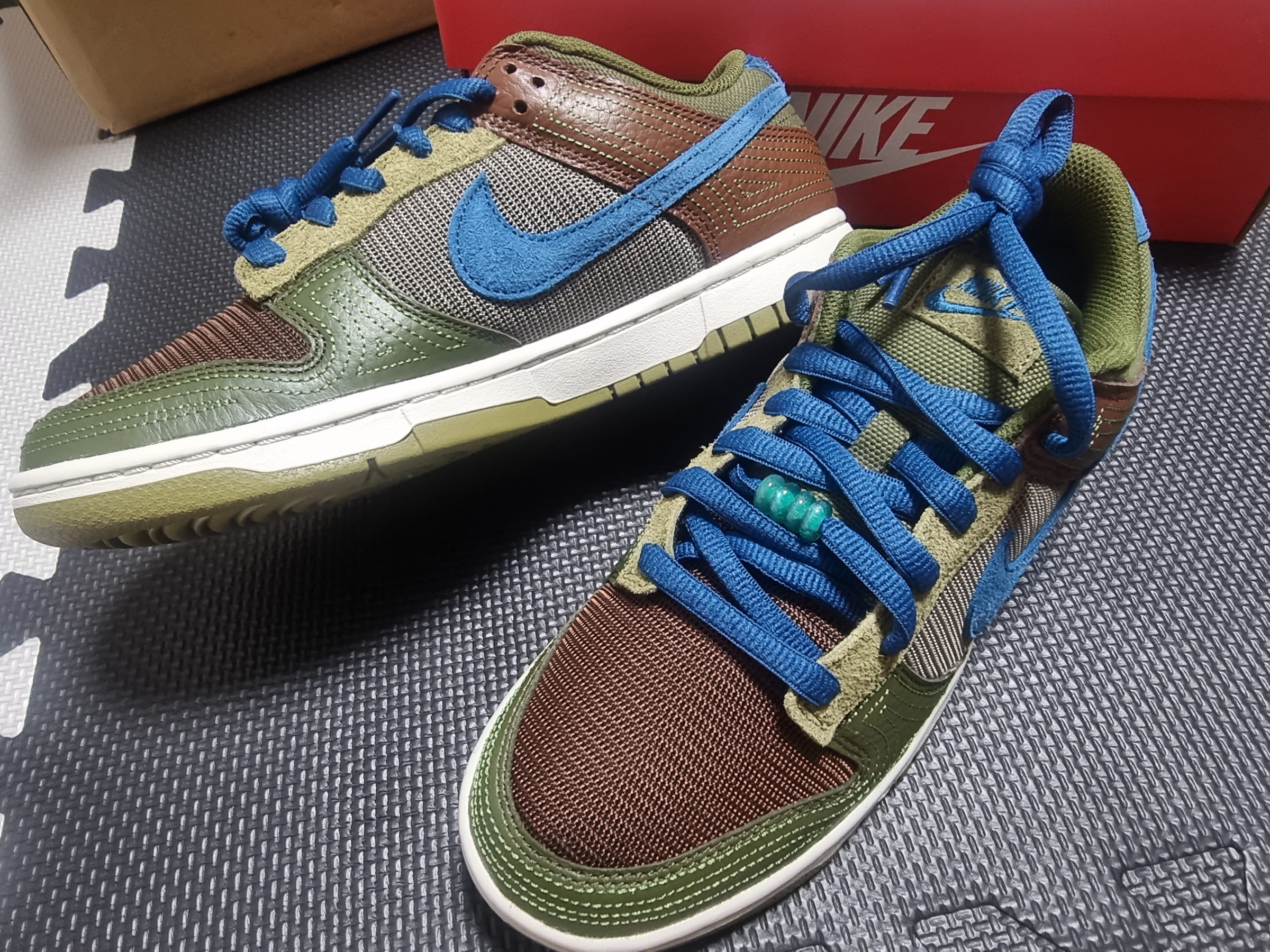 Nike Dunk Low NH Jade 착용 스타일 - 1