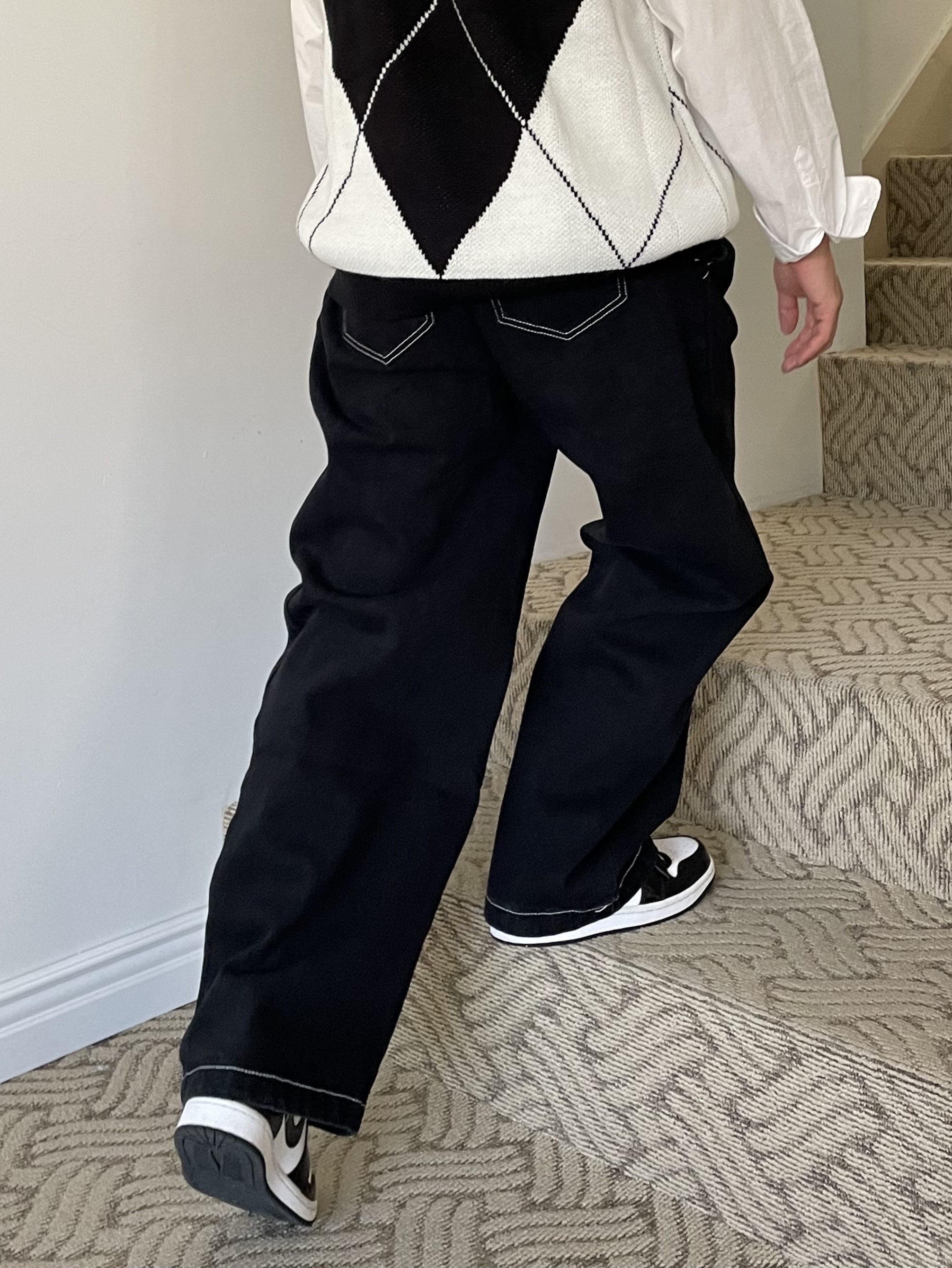 Jordan 1 Mid SE ASW Black 착용 스타일 - 5