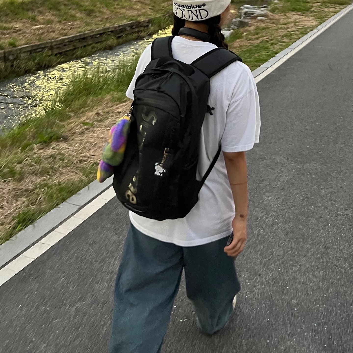 Nike Air Force 1 '07 Low White, Supreme Backpack Black - 21SS 착용 스타일