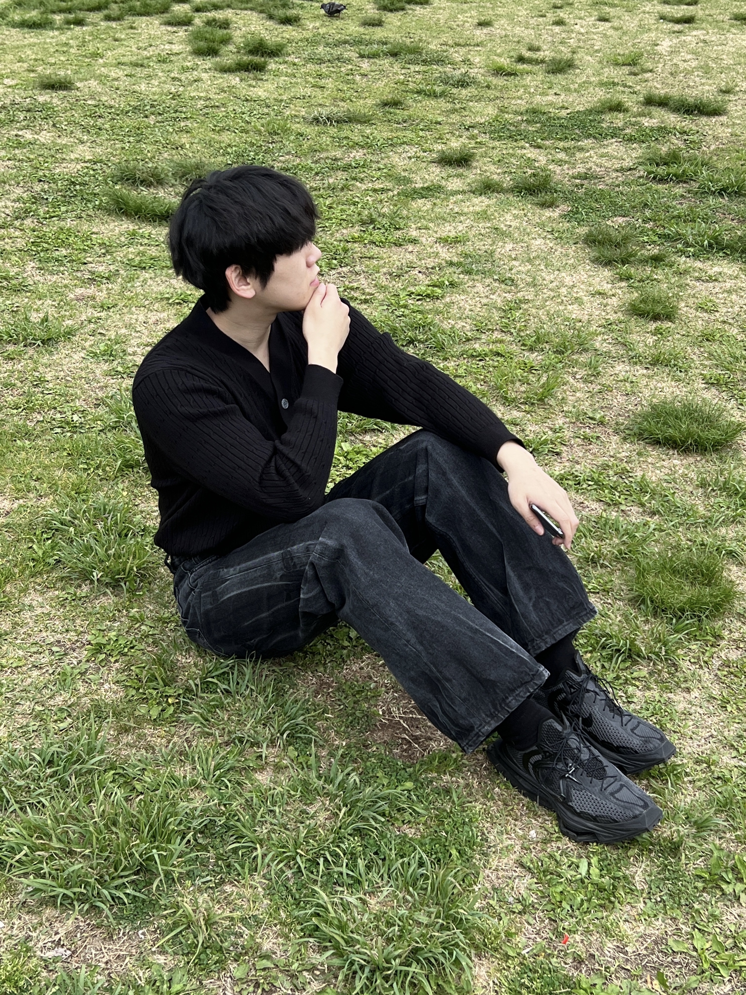 Nike x Matthew M Williams Zoom 004 Triple Black 착용 스타일 - 2