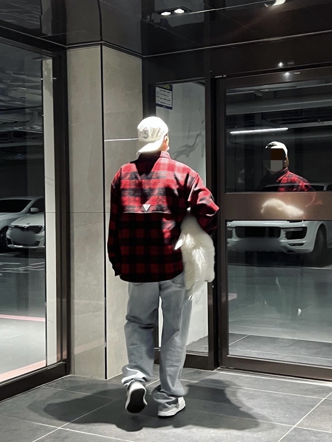 Maison Mihara Yasuhiro Hank OG Sole Canvas Low-top Sneakers White 착용 스타일 - 1
