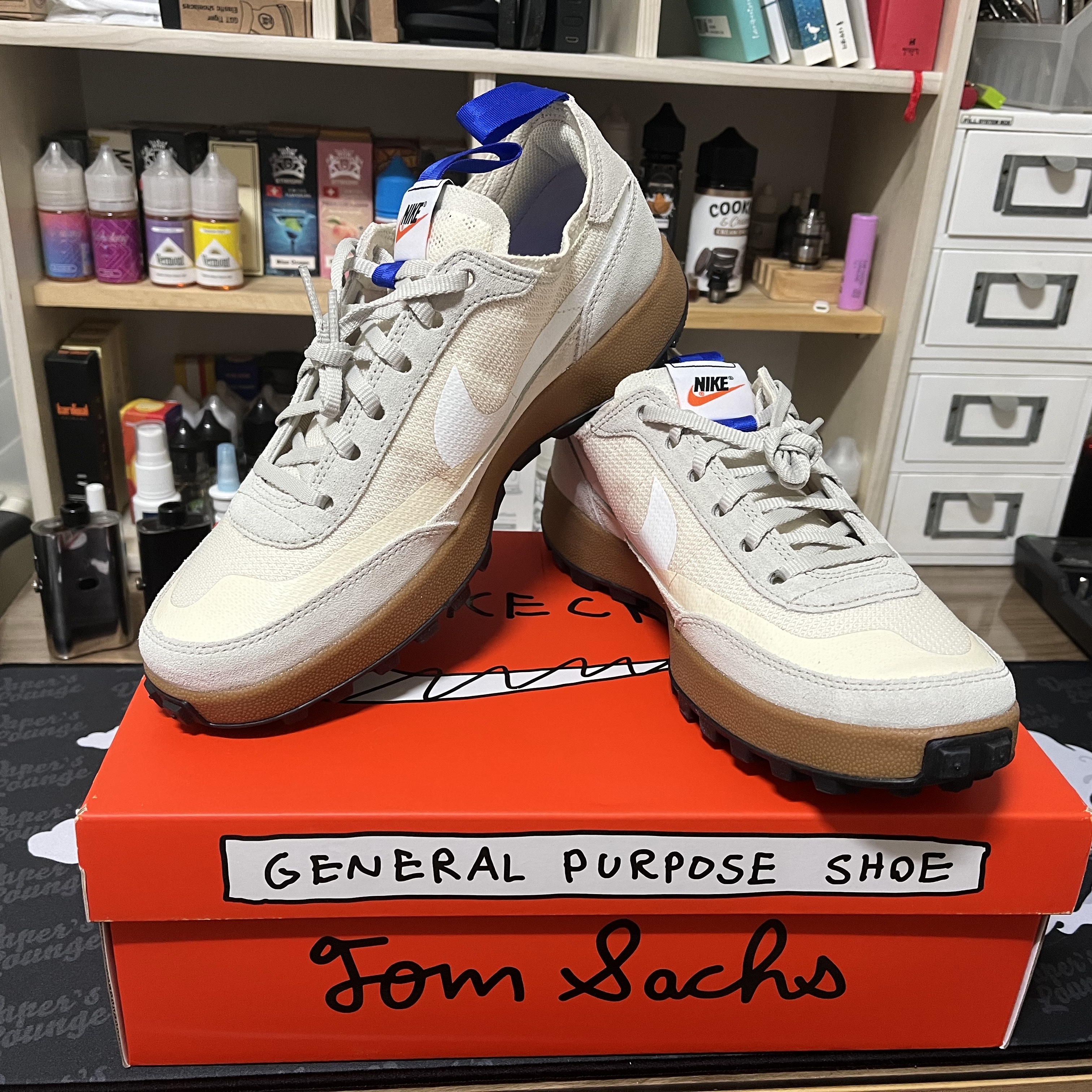 Nike x Tom Sachs General Purpose Shoe Light Cream 착용 스타일