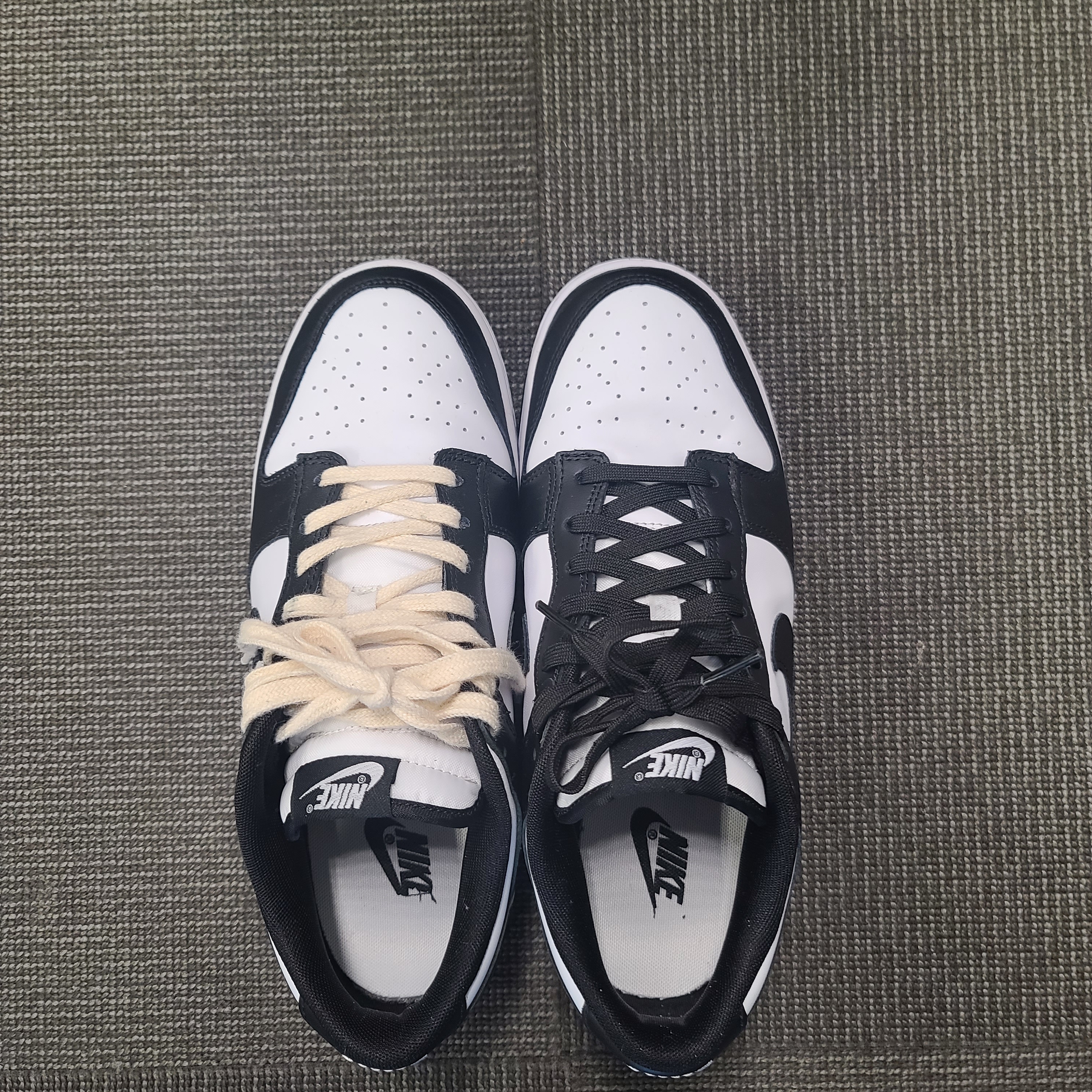Nike Dunk Low Retro Black 착용 스타일 - 3