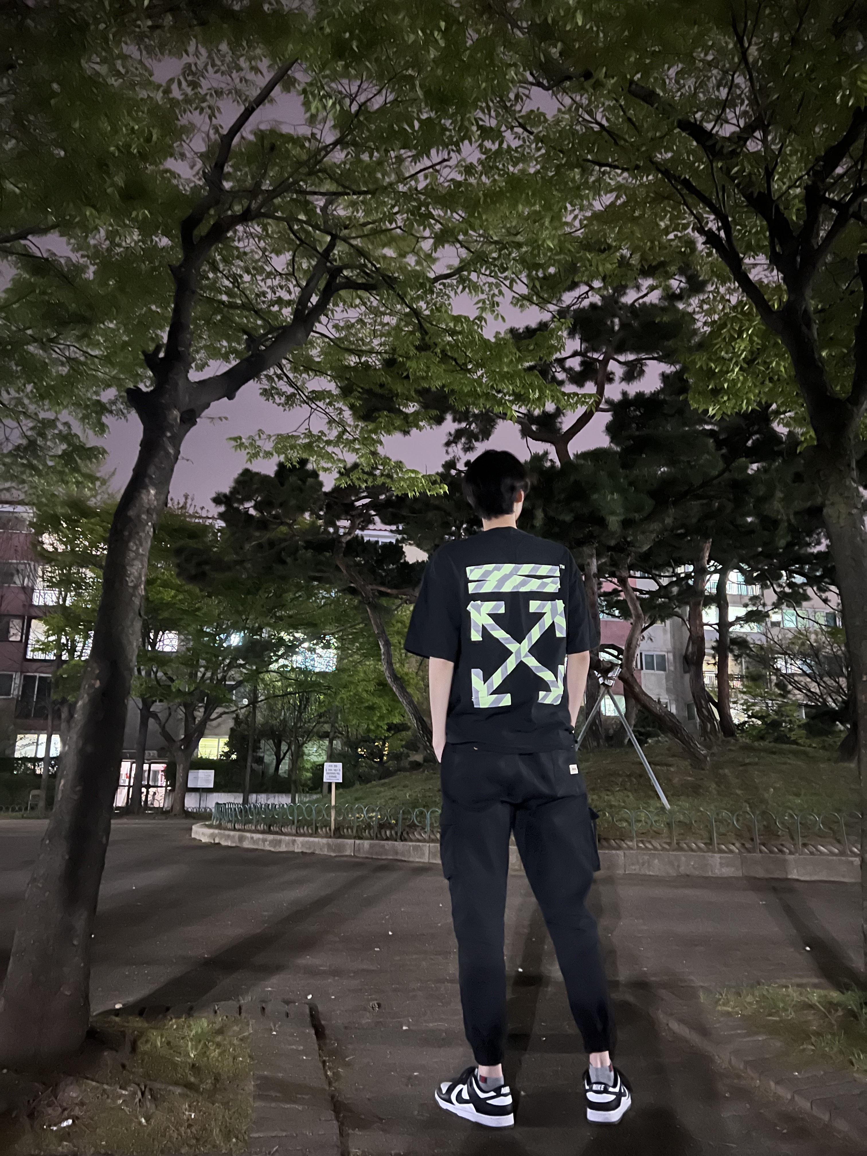Nike Dunk Low Retro Black 착용 스타일