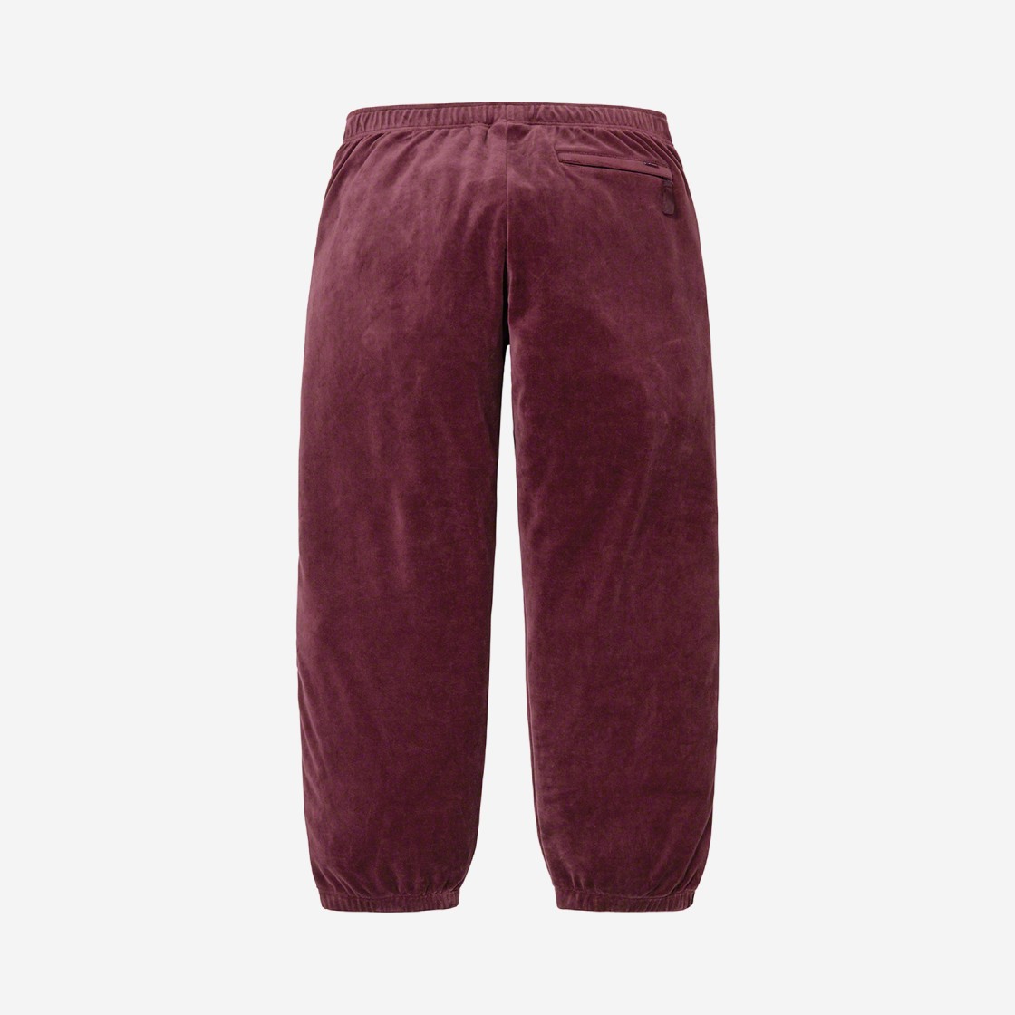 Supreme Studded Velour Track Pants Burgundy - 22FW 상세 이미지 2