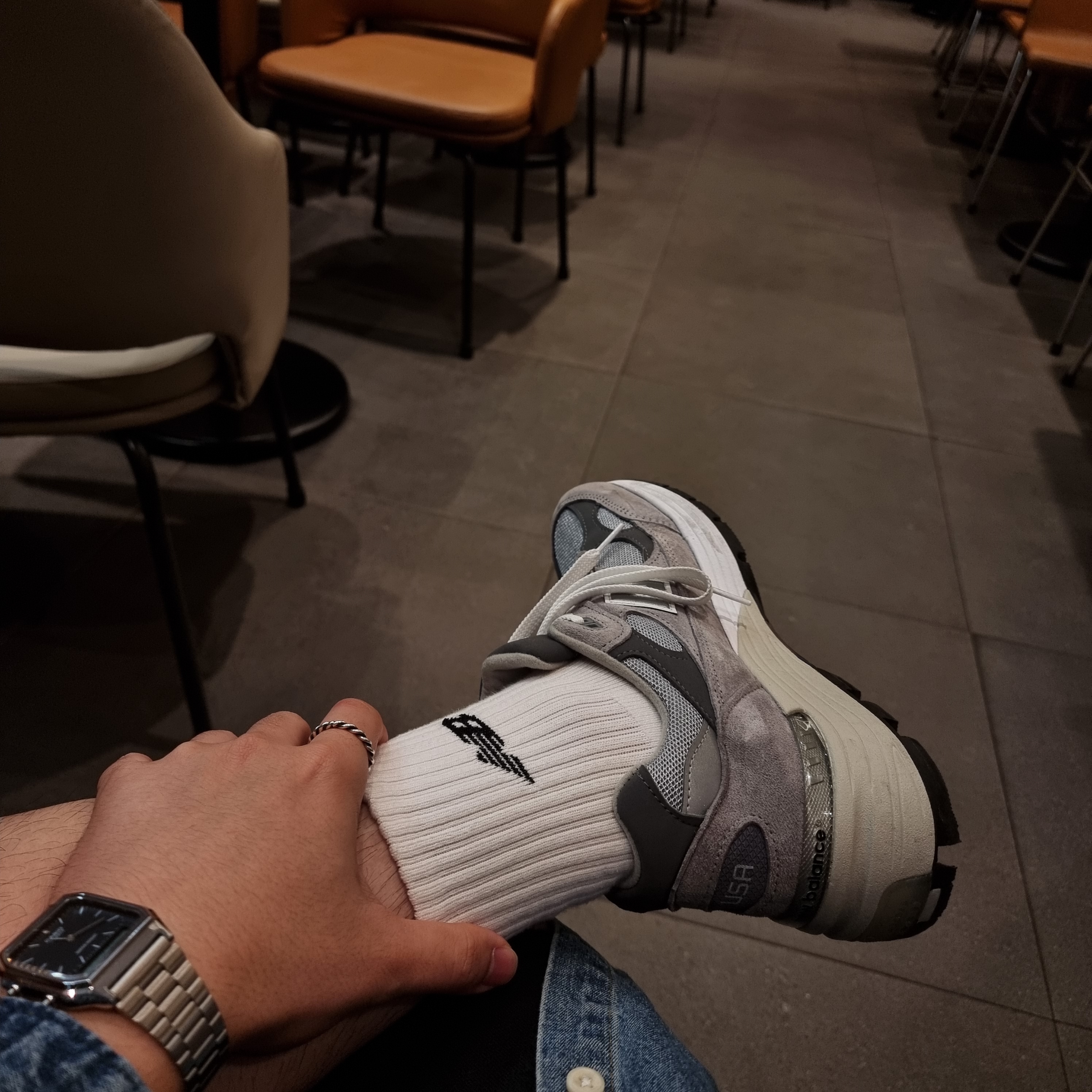 New Balance 992 Made in USA Grey - D Standard, Essentials Sweatshorts Black 2020 착용 스타일