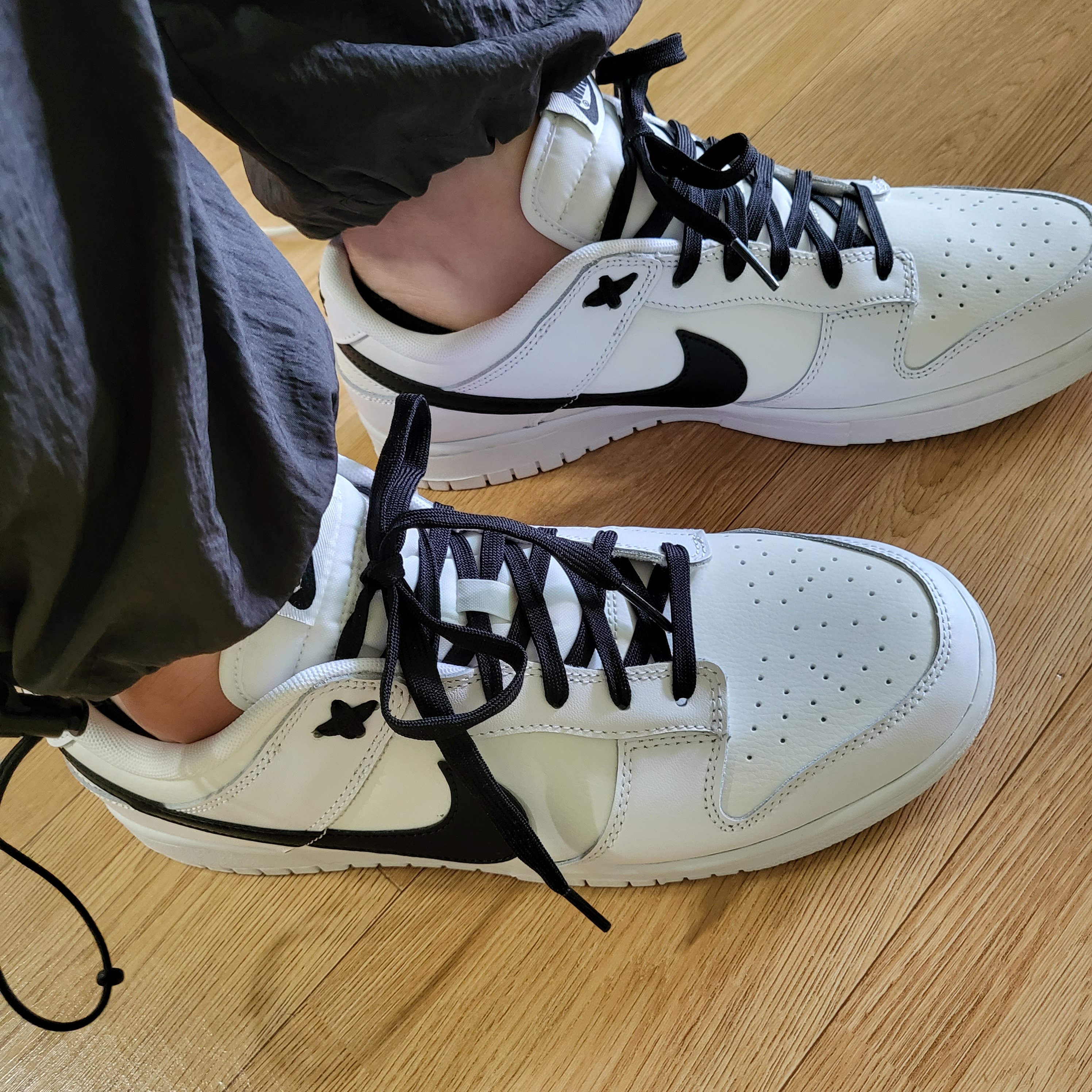 Nike Dunk Low Retro Summit White 착용 스타일