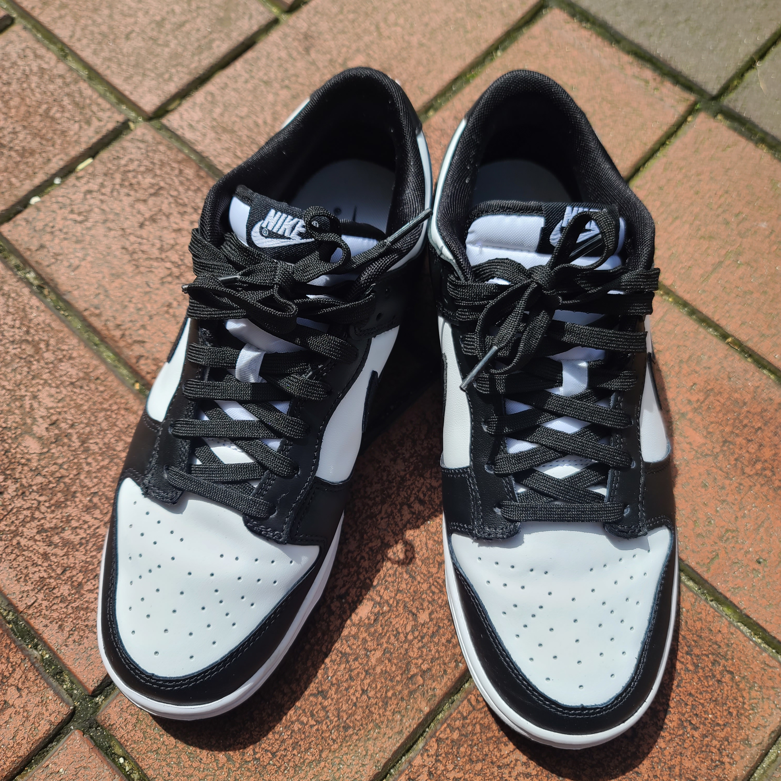 Nike Dunk Low Retro Black 착용 스타일 - 1