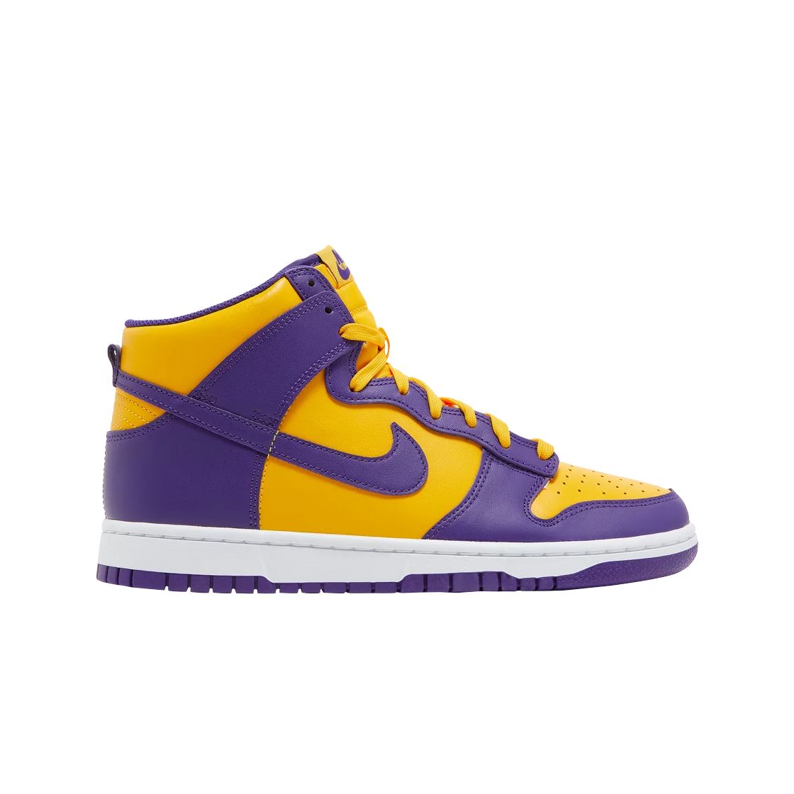 나이키 덩크 하이 레트로 유니버시티 골드 코트 퍼플(Nike Dunk High Retro University Gold Court Purple)