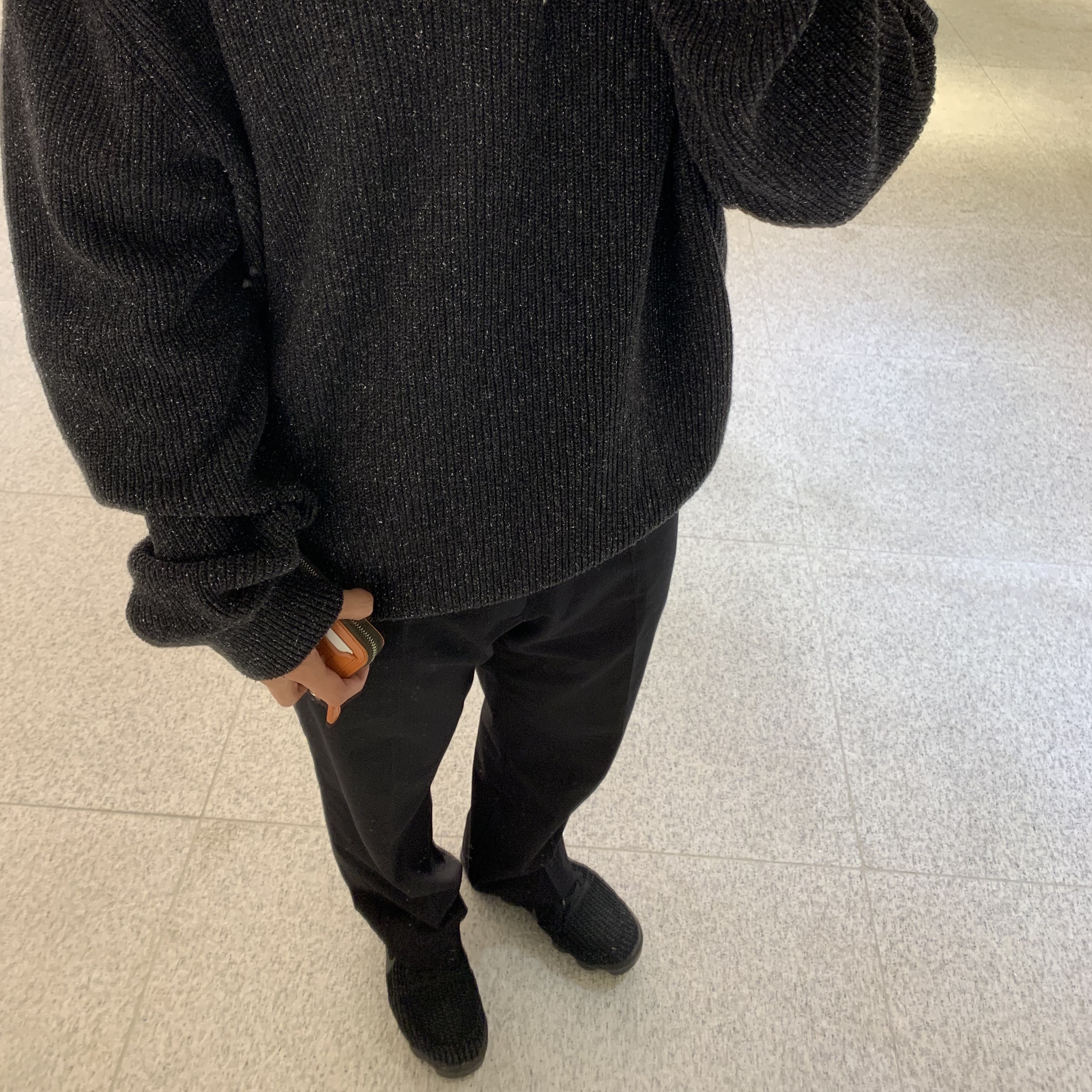 Nike Air VaporMax Flyknit 3.0 Triple Black 착용 스타일