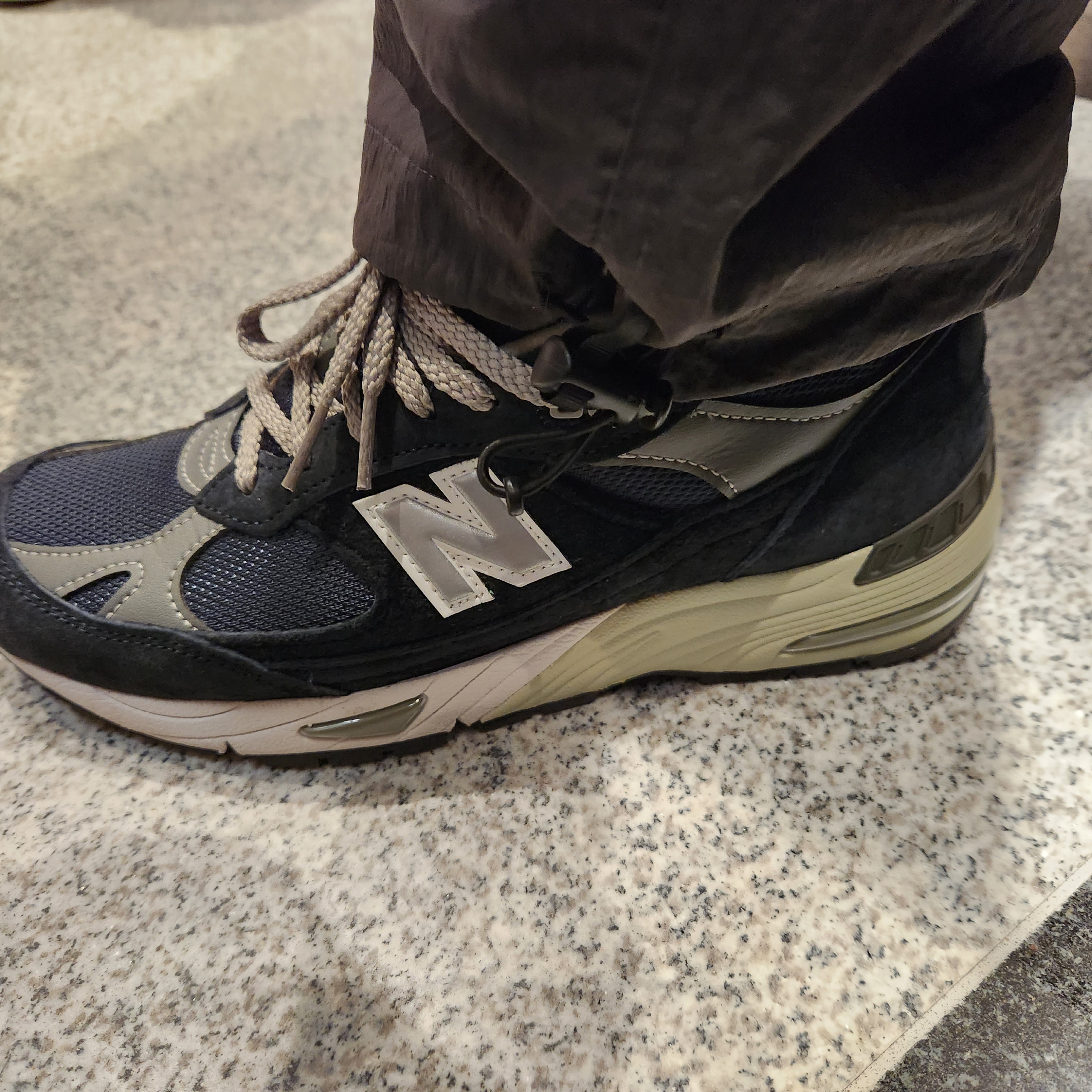 New Balance 991 Made in UK Navy 착용 스타일