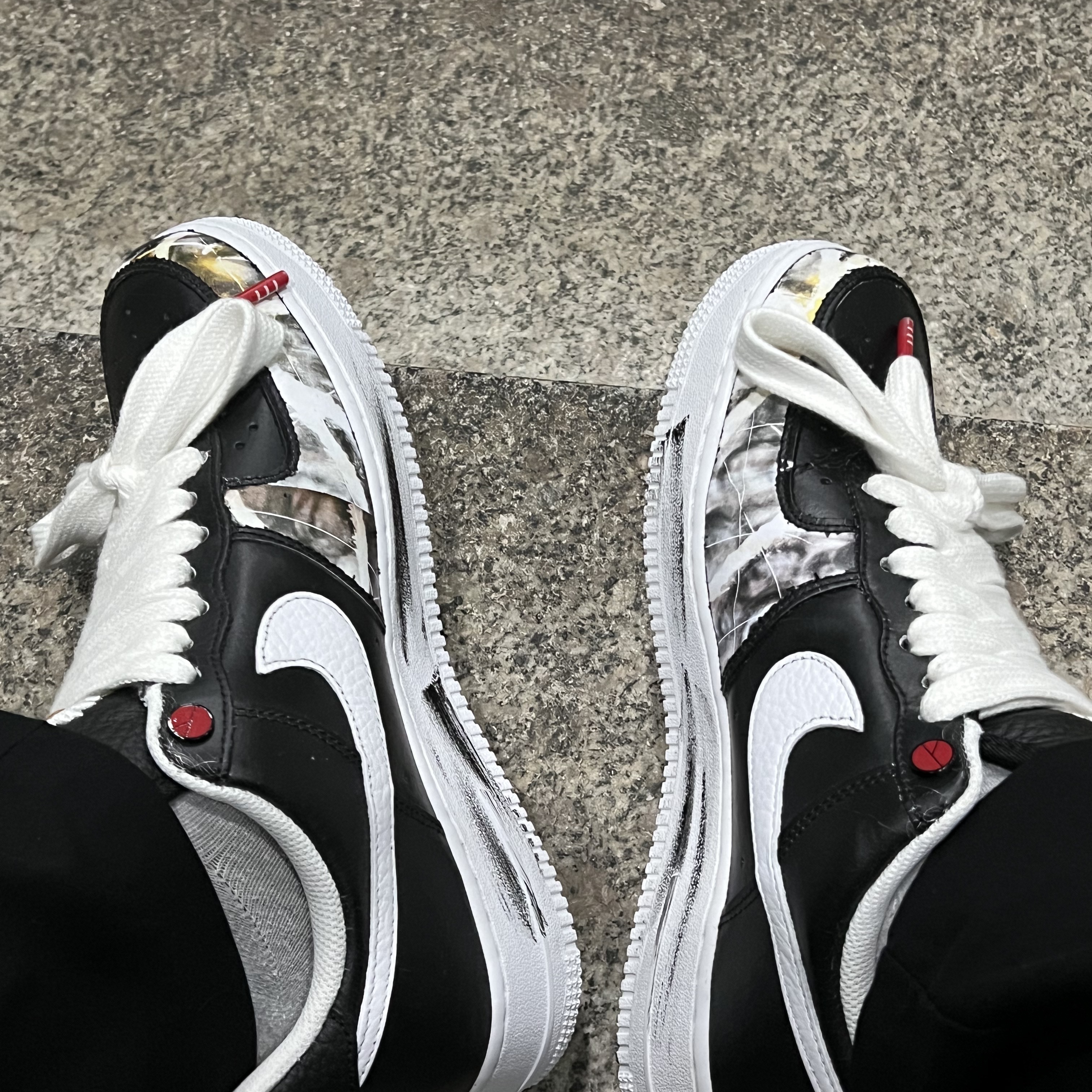 Nike x Peaceminusone Air Force 1 Low Para-Noise 착용 스타일 - 1