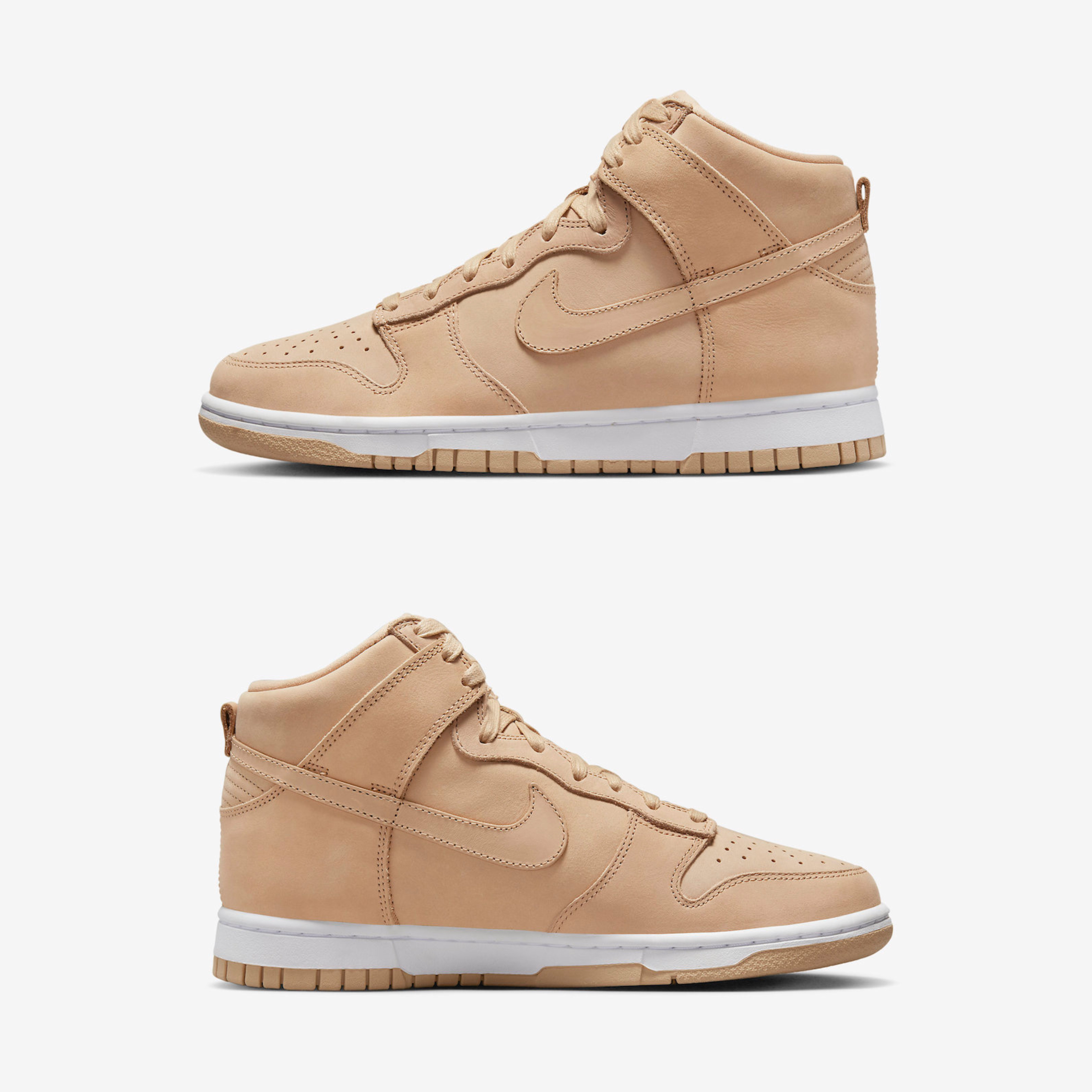 Jordan 1 Retro High OG Vachetta Tan, Nike Air Force 1 Mid Vachetta Tan 착용 스타일 - 3
