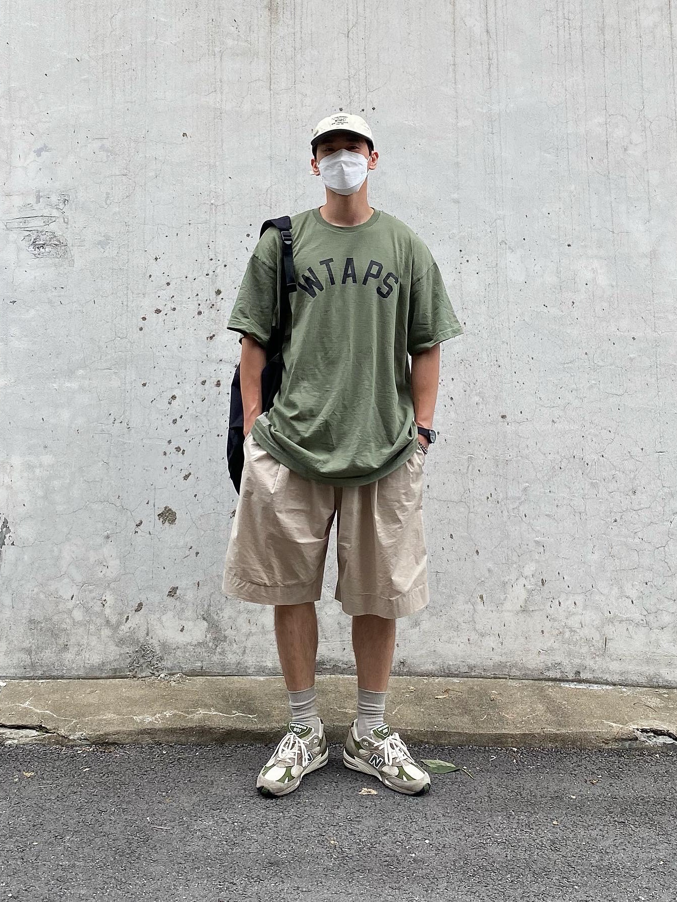 New Balance x Aime Leon Dore 991 Made in UK Grey 착용 스타일 - 1