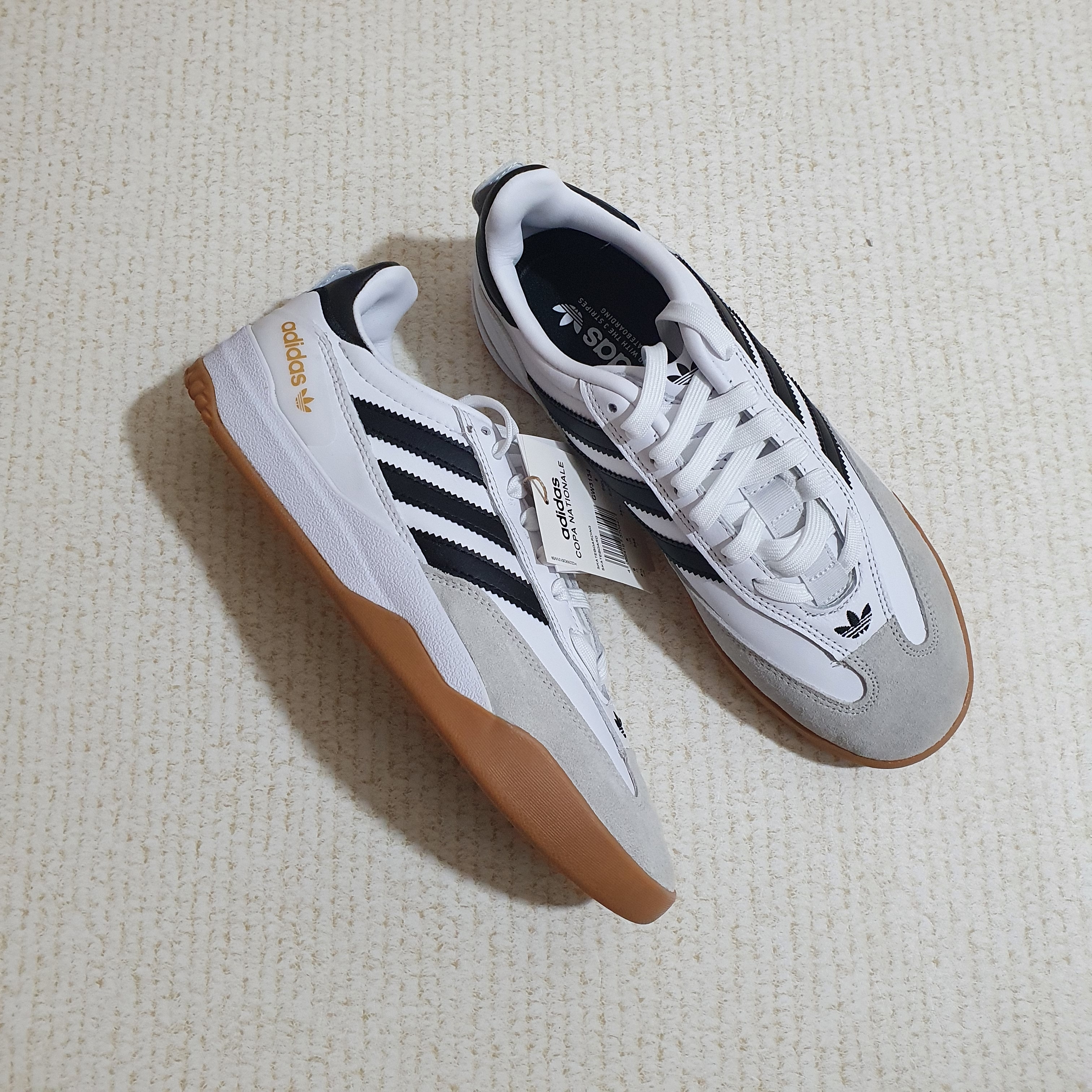 Adidas Copa Nationale Millennium Cloud White Core Black 착용 스타일