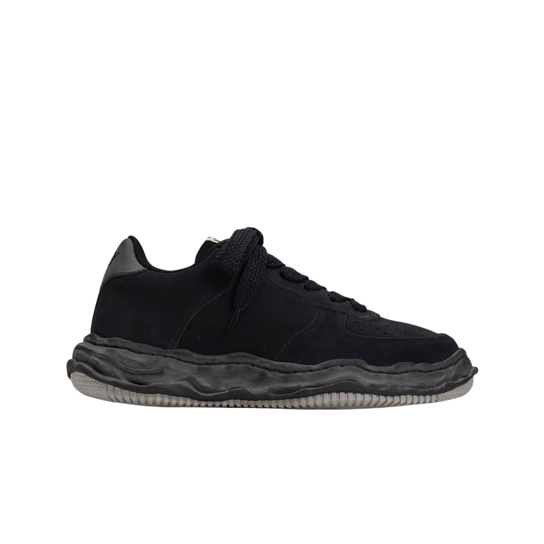 메종 미하라 야스히로 웨인 OG 솔 브러쉬드 스웨이드 로우탑 스니커즈 블랙(Maison Mihara Yasuhiro Wayne OG Sole Brushed Suede Low-top Sneakers Black) - 1