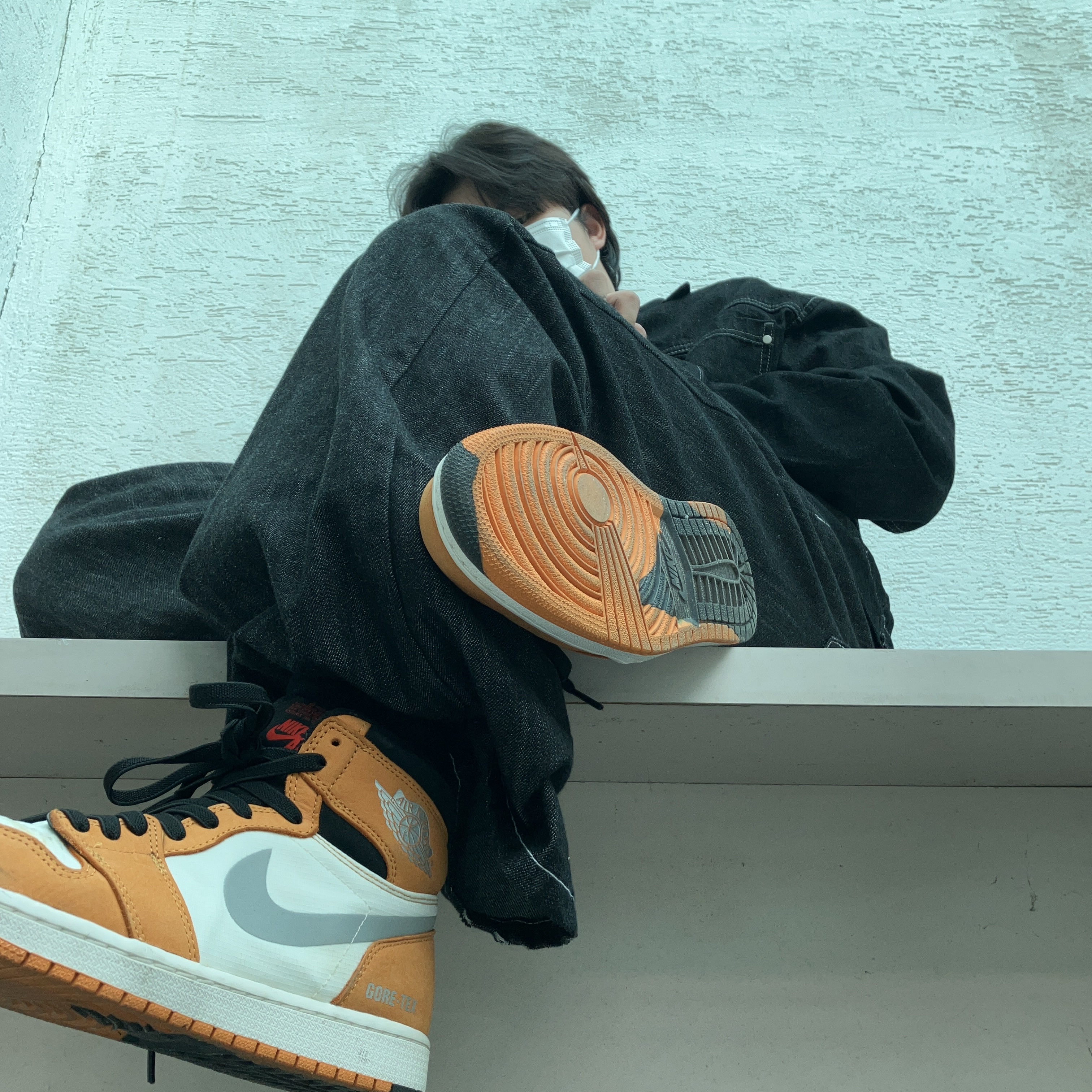 Jordan 1 Element Gore-Tex Light Curry 착용 스타일