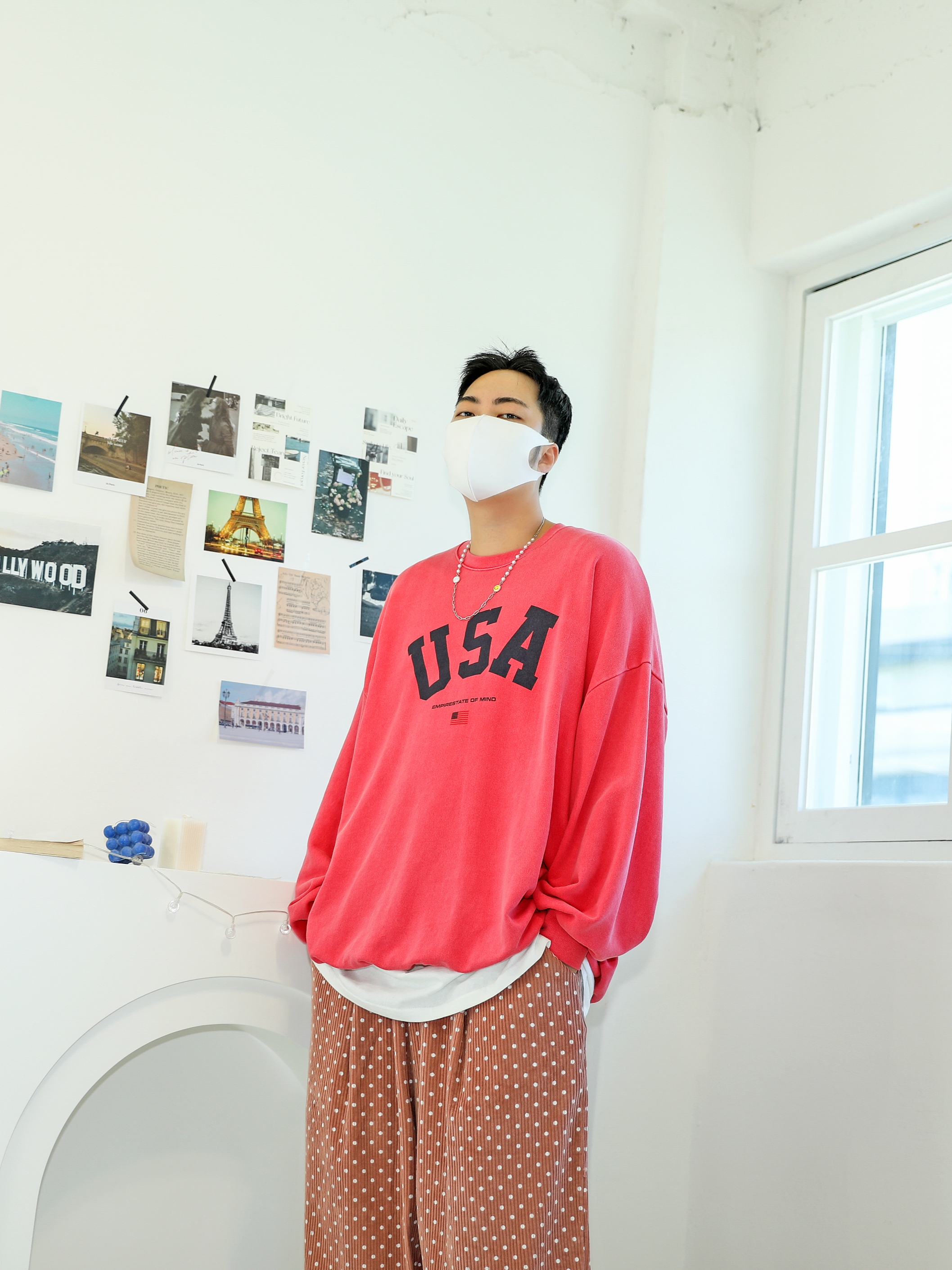 Nike Air Force 1 '07 QS Valentine's Day 착용 스타일 - 3